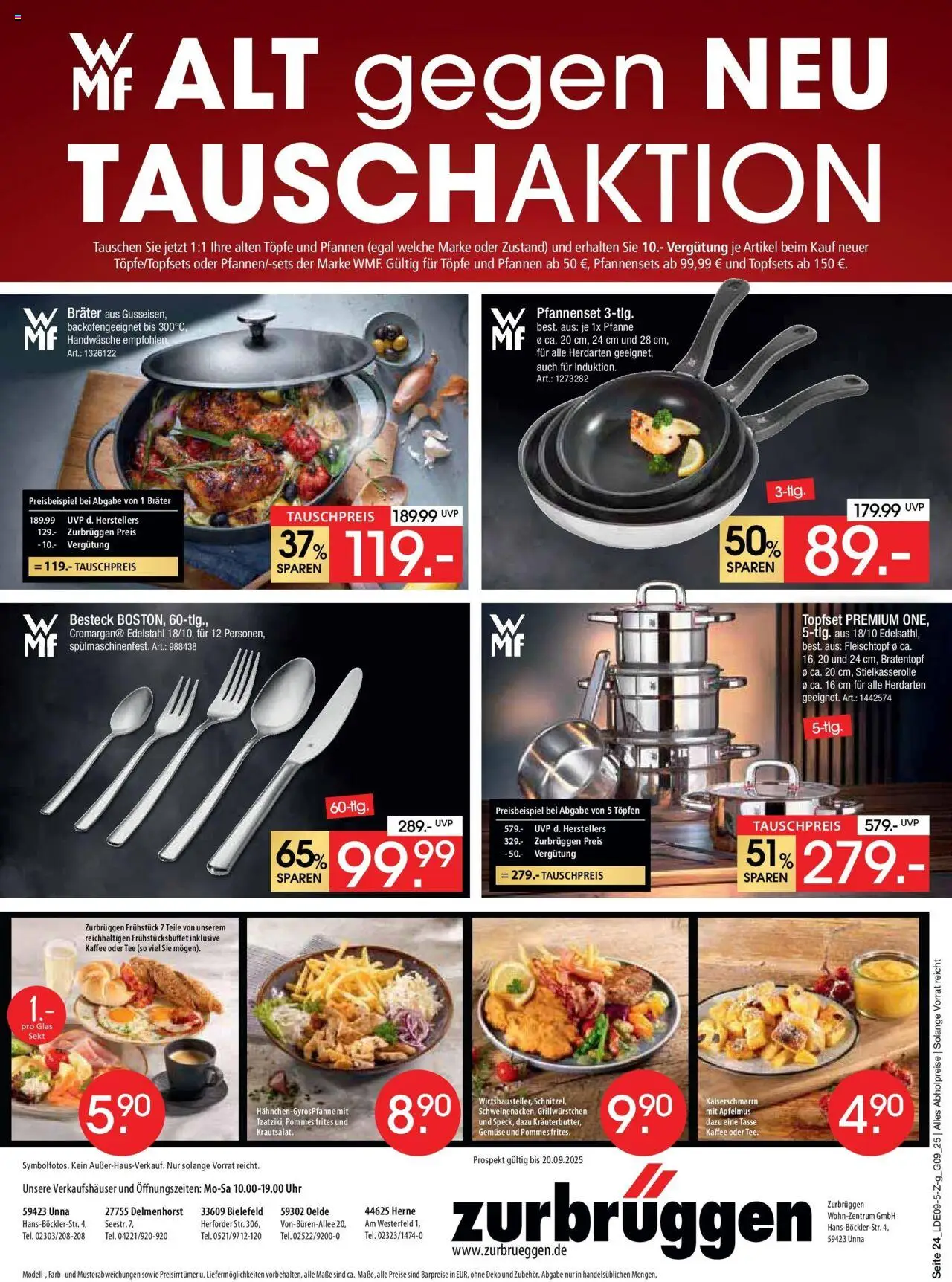 Zurbrüggen - Zurbrüggen: Prime Shopping week – gültig ab 12.09.2025 | Seite: 38 | Produkte: Kaffee, Sekt, Tee, Uhr