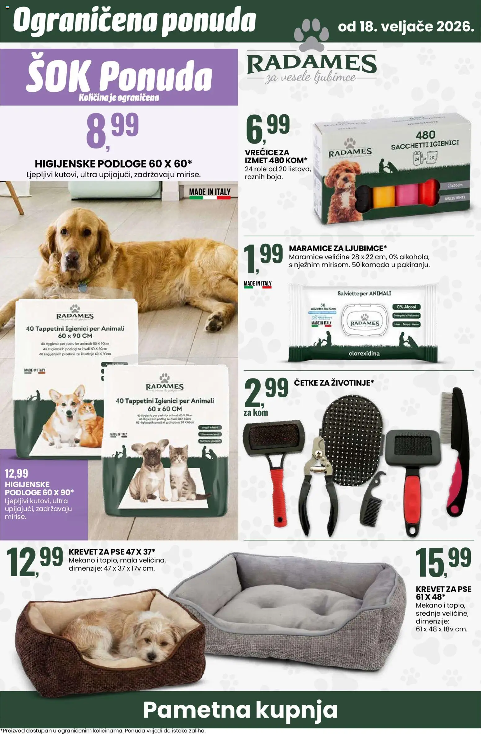 Eurospin katalog | vrijedi od 18.02.2026 | Stranica: 14 | Proizvodi: Krevet, Role, Sok