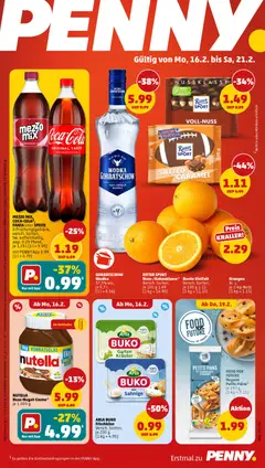 Penny Prospekt 	 ab 16.02.2026 gültig