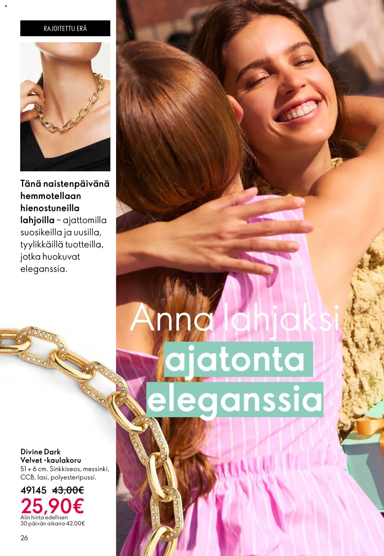 Oriflame - Esite 03 – voimassa 18.02.2026 alkaen | Sivu: 26 | Tuotteet: Kaulakoru