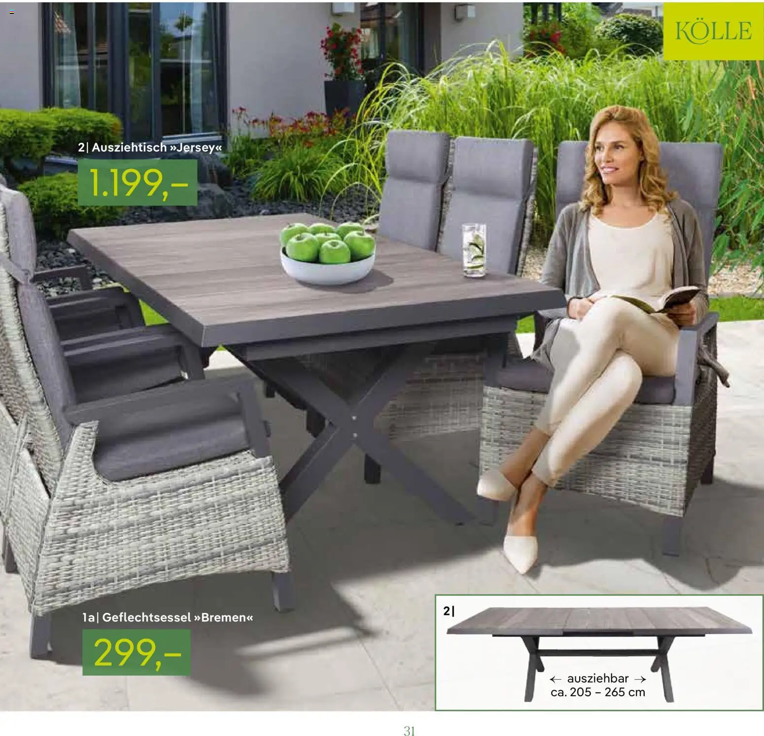 Pflanzen-Kölle GARTENMÖBEL 2026 – gültig ab 07.03.2026 | Seite: 31