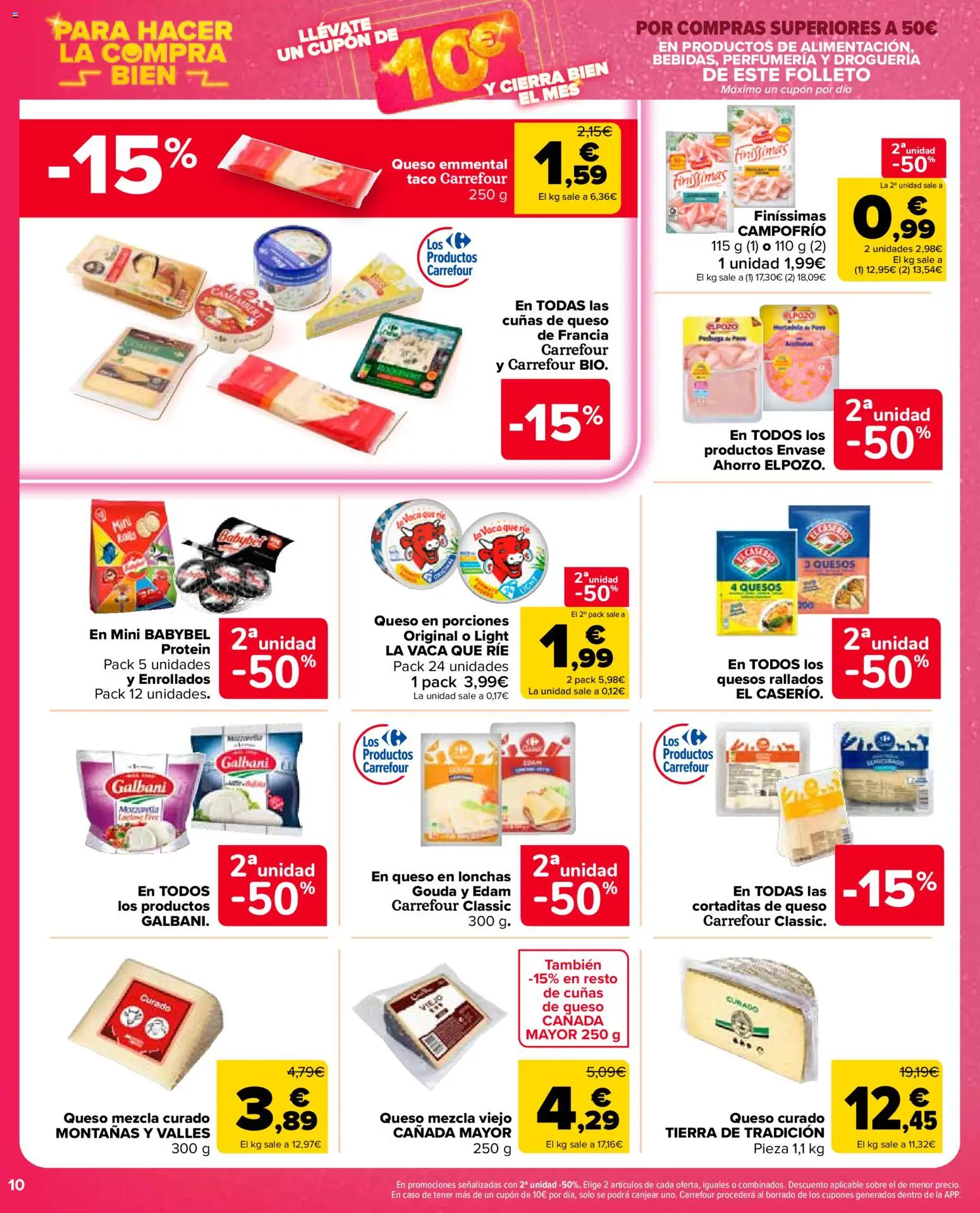 Carrefour Market folleto │ válido desde el 12.03.2026 | Página: 10 | Productos: Queso