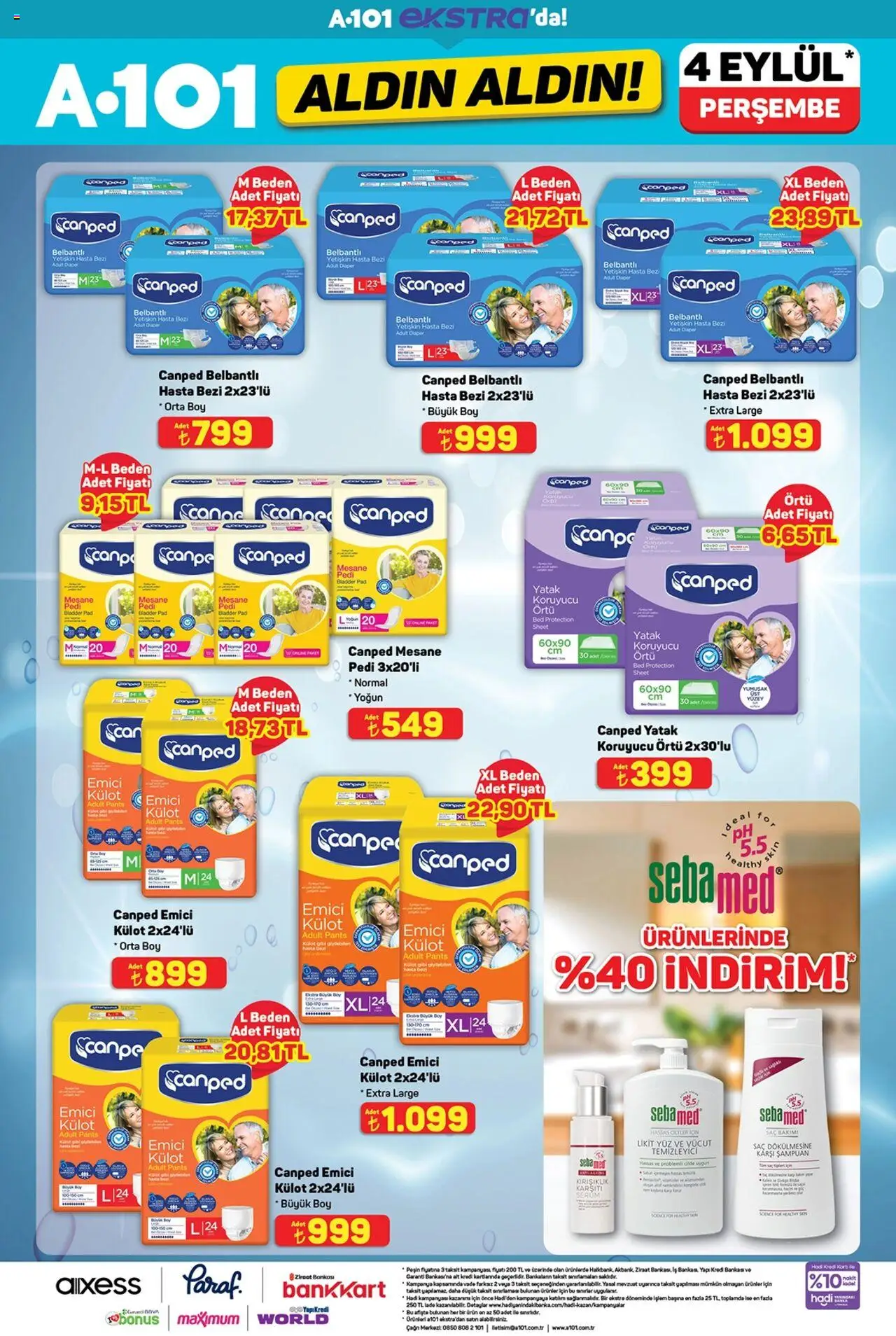 A101 Katalog Aldın Aldın - 04.09.2025 tarihinden itibaren geçerlidir | Sayfa: 29 | Ürünler: Yatak, Şampuan, Külot