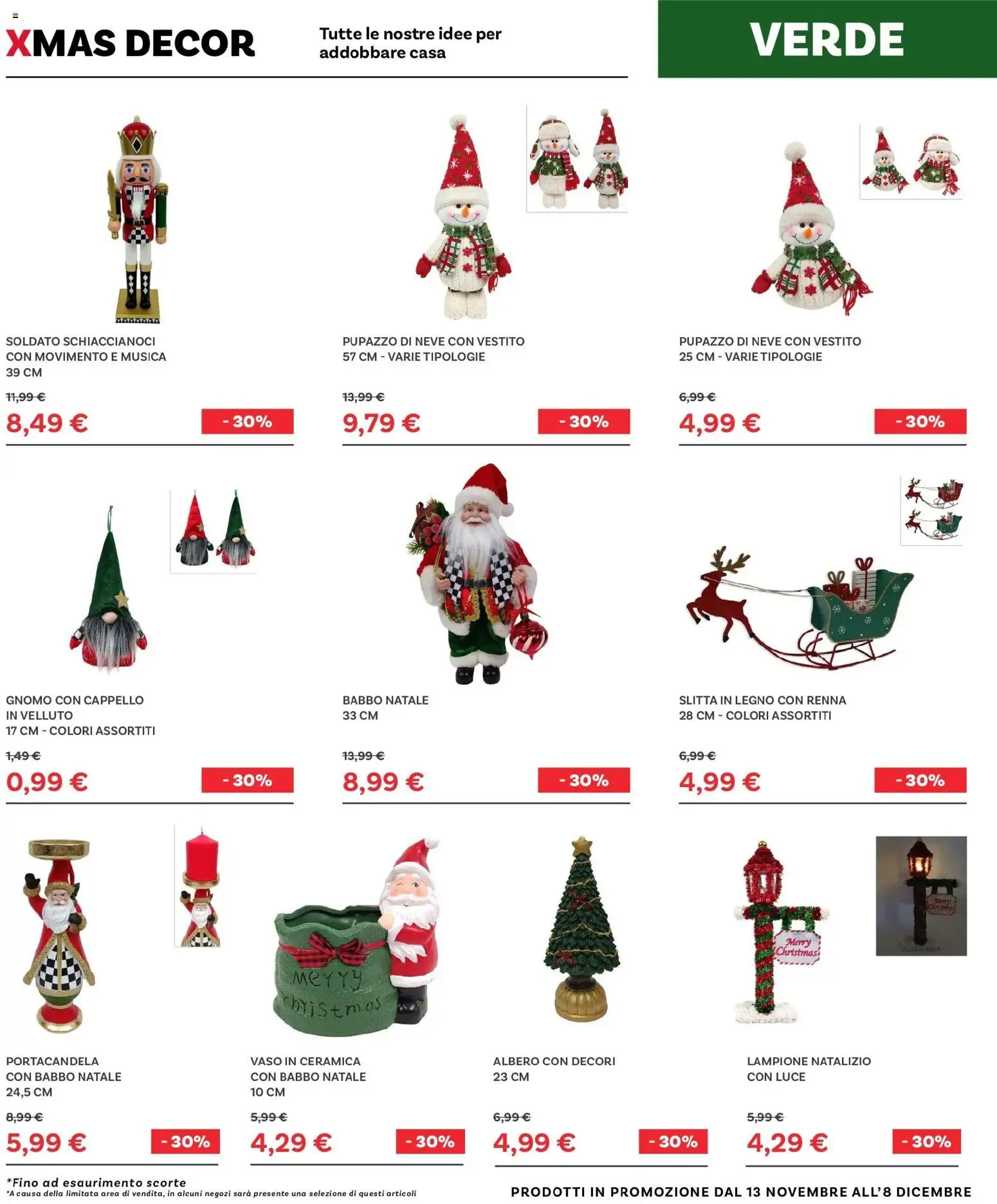 Volantino Max Factory del 13.11.2025 | Pagina: 5 | Prodotti: Vestito, Cappello, Lampione, Vaso