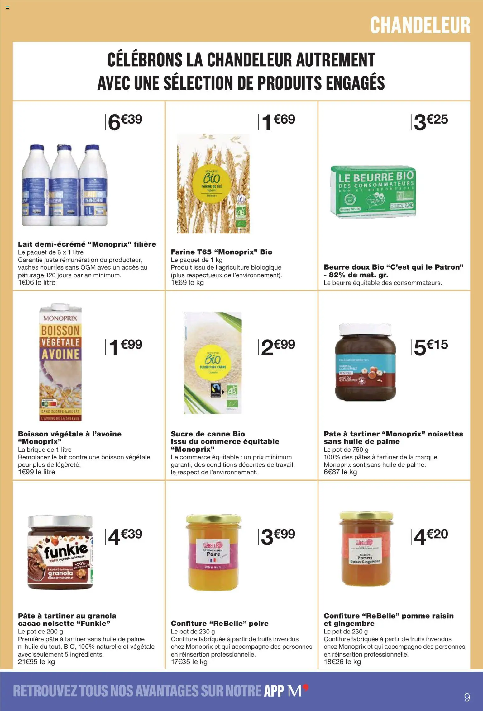 {H1} | Page: 9 | Produits: Noisette, Noisettes, Beurre, Granola