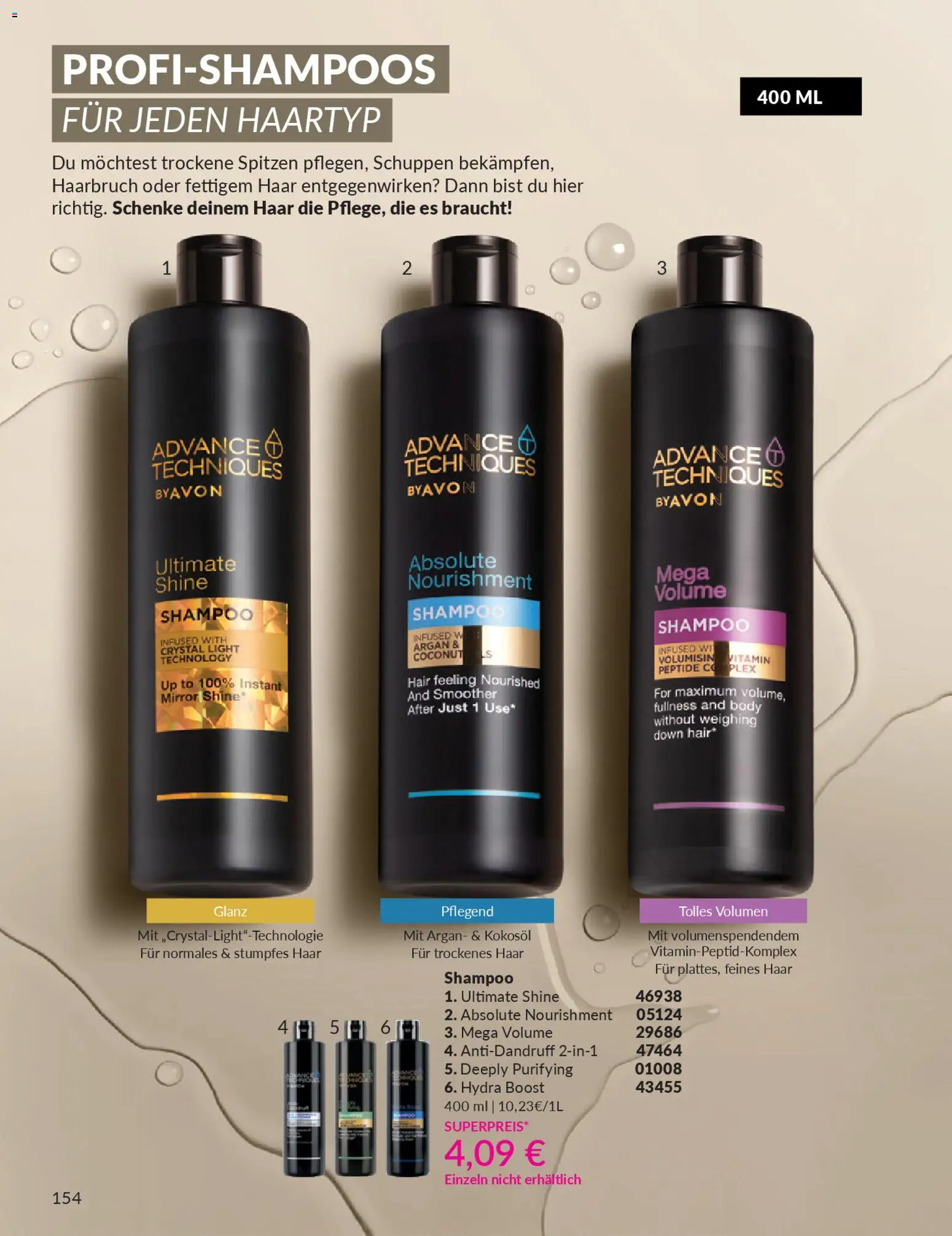 AVON Katalog Januar 2026 – gültig ab 01.01.2026 | Seite: 156 | Produkte: Shampoo