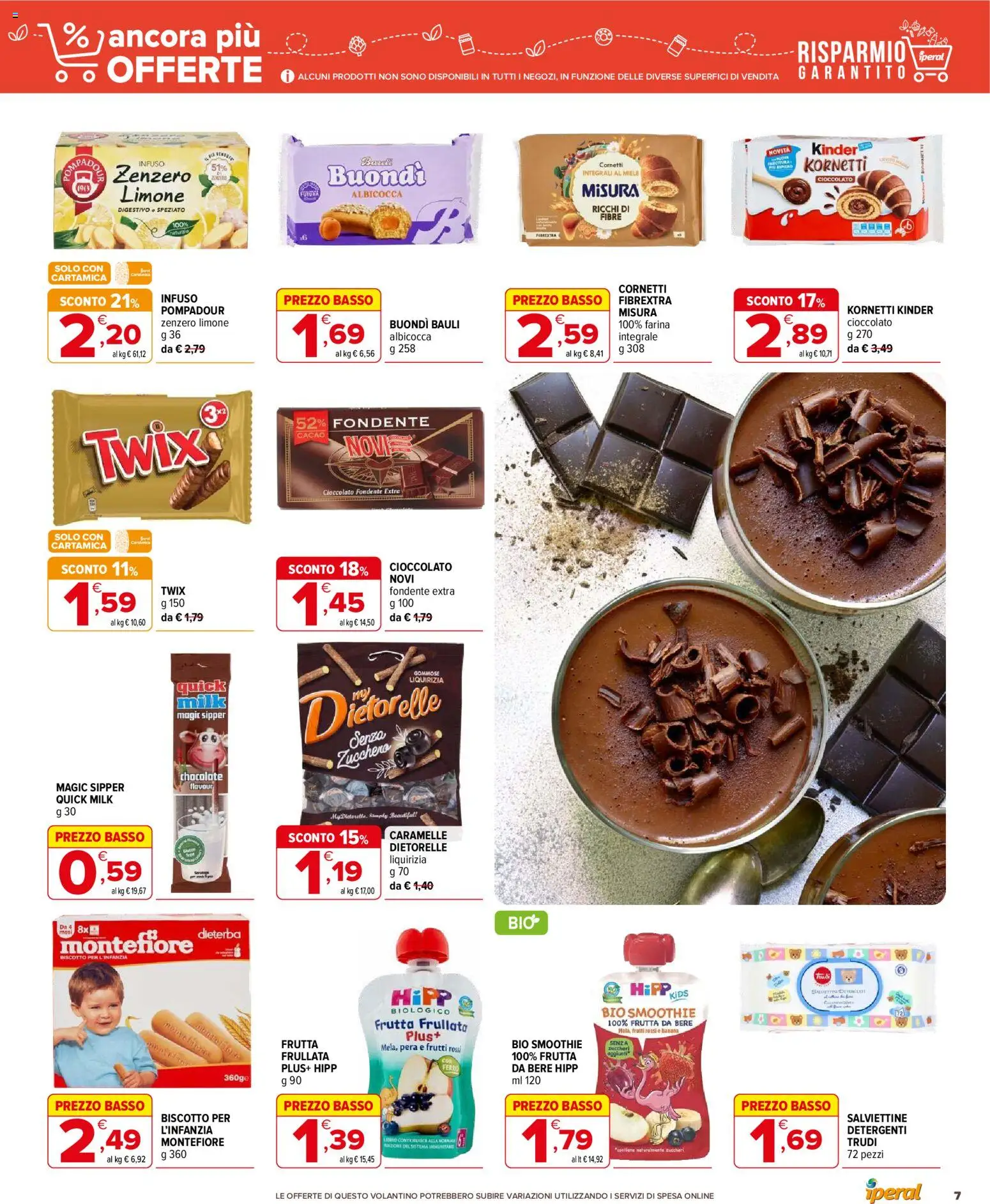 Volantino Iperal del 18.03.2026 | Pagina: 7 | Prodotti: Caramelle, Zucchero, Limone, Pera