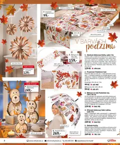 Velký Košík katalog září od 01.09.2025 | Strana: 8 | Produkty: Deštník, Prostírání, Stůl, Běhoun na stůl