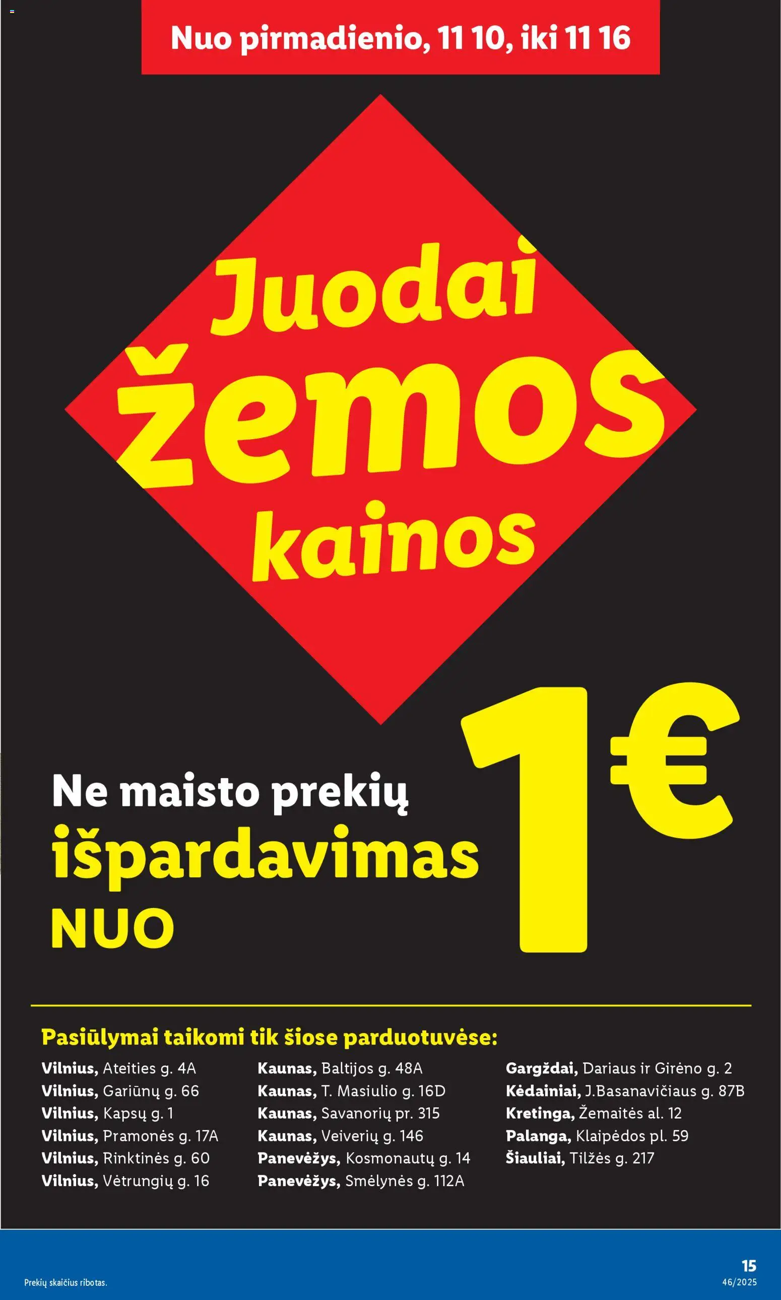 LIDL akcijos nuo 10.11.2025 | Puslapis: 15