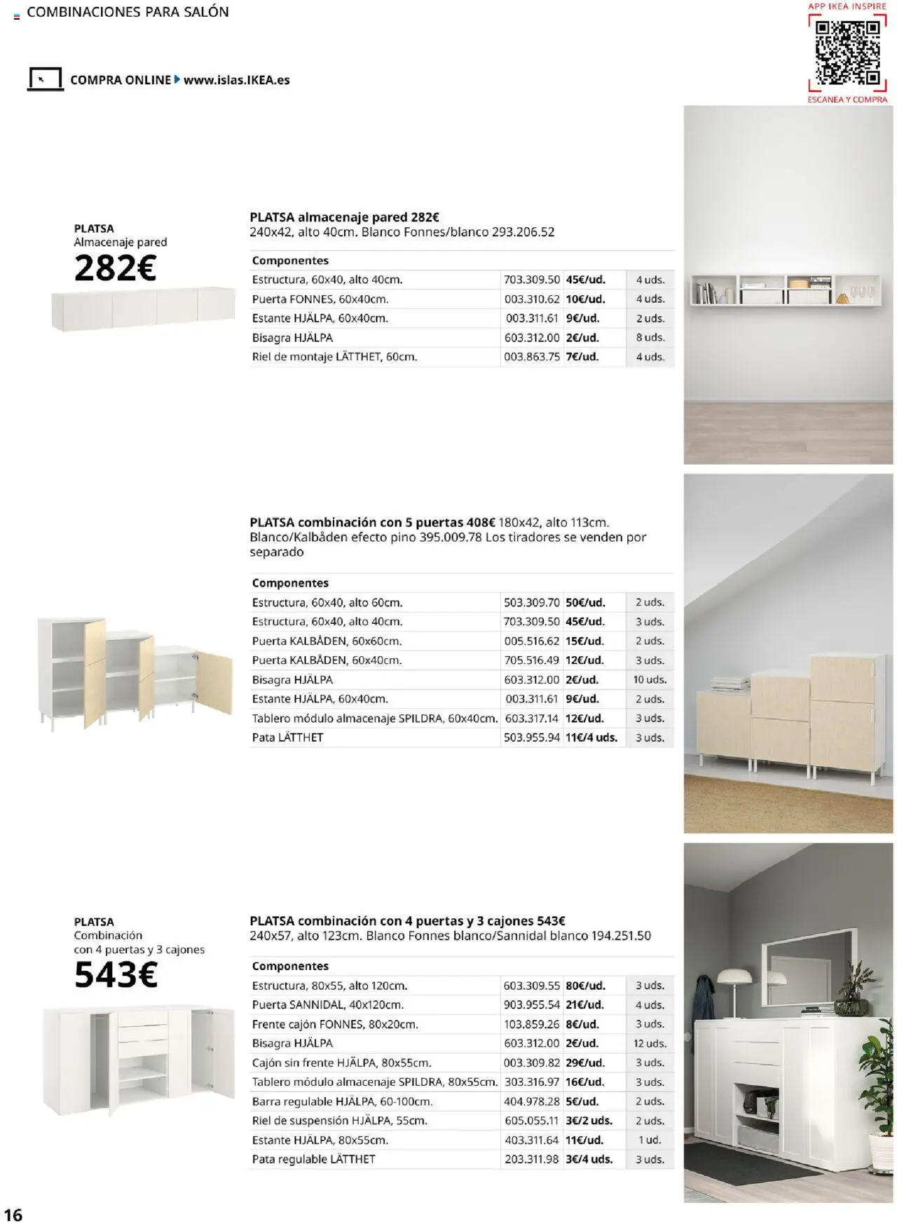 Catálogo IKEA Platsa │ válido desde el 06.02.2025 | Página: 16 | Productos: Almacenaje, Estante