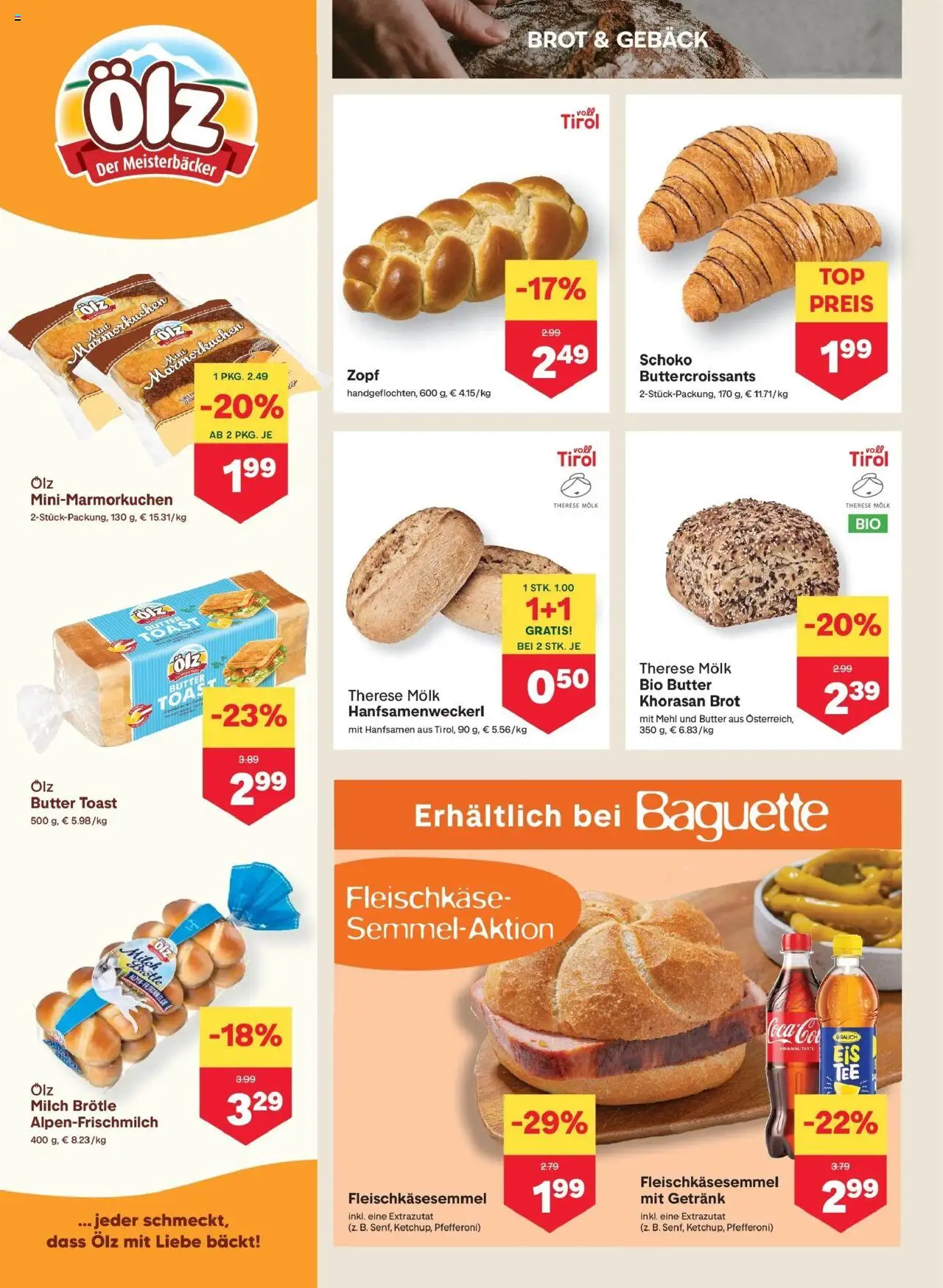 MPREIS Altenmarkt gültig ab 09.10.2025 | Seite: 4 | Produkte: Jääkaappipakastin, Milch, Butter, Brot