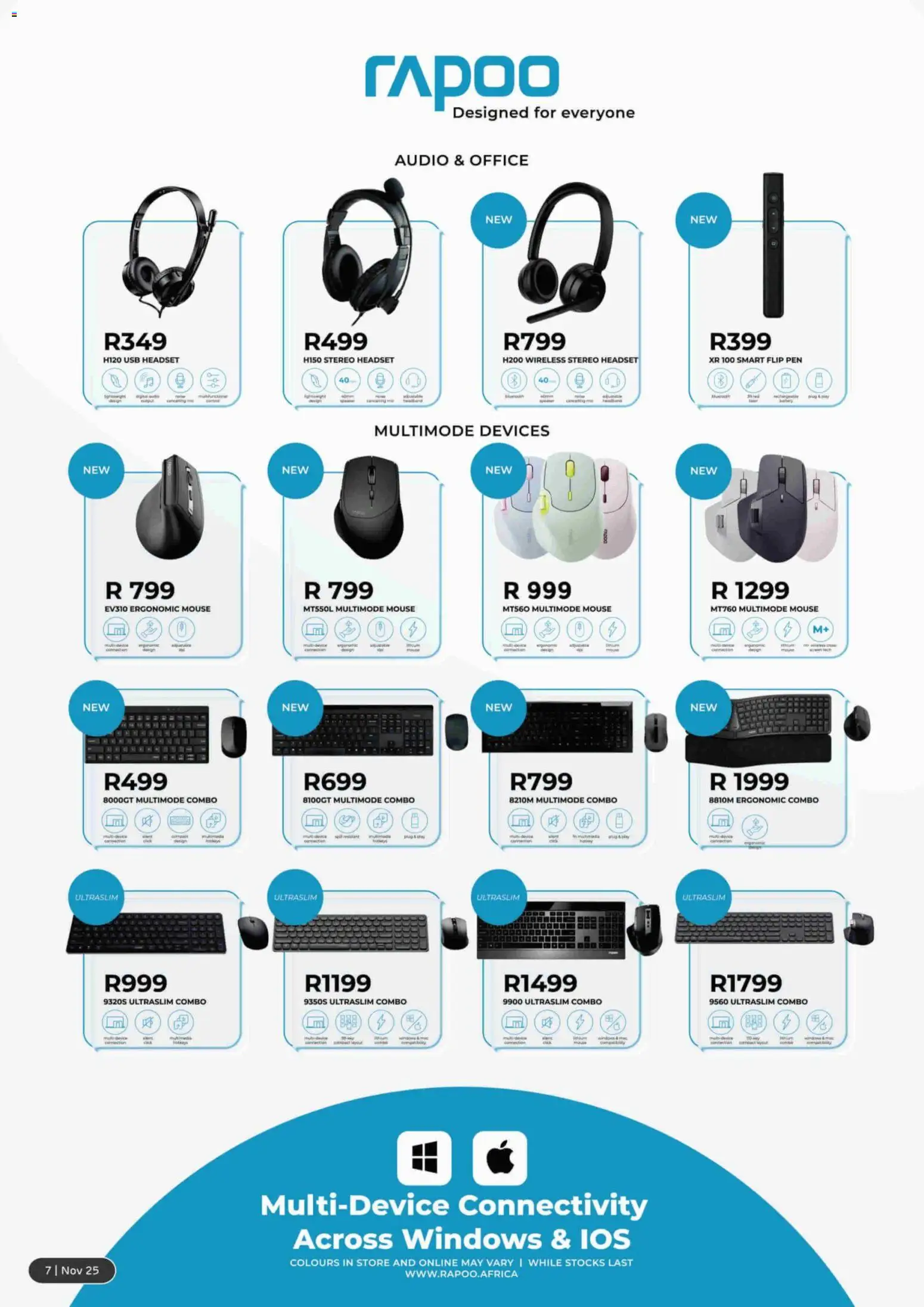 New Computer Mania catalogue – valid from 01.11.2025 | Page: 8 | Products: Headset, Mouse, Audio, Pen