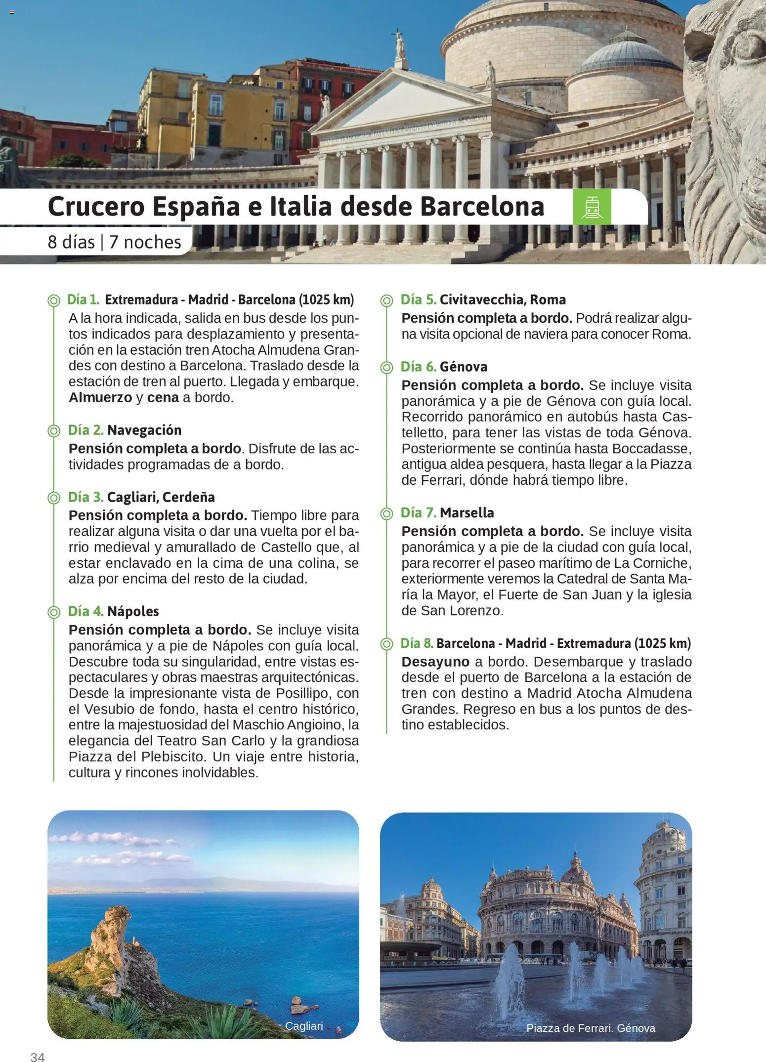 Viajes El Corte Inglés Junta de Extremadura │ válido desde el 01.03.2026 | Página: 34 | Productos: Navegación