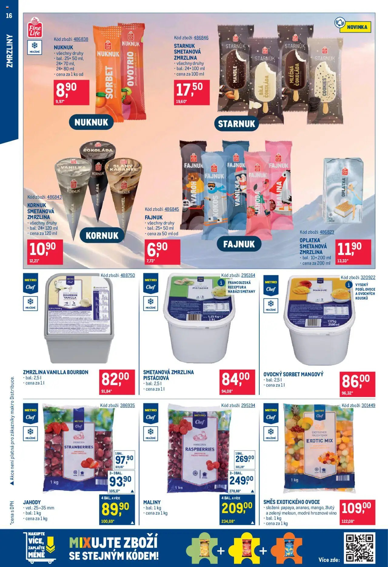 Makro leták - Street Food od 18.06.2025 | Strana: 16 | Produkty: Bourbon, Cookies, Tvaroh, Kokos