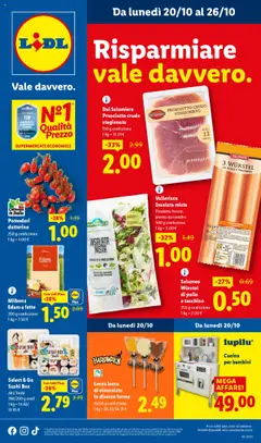 Anteprima del volantino Volantino Lidl	 valido a partire dal 20.10.2025