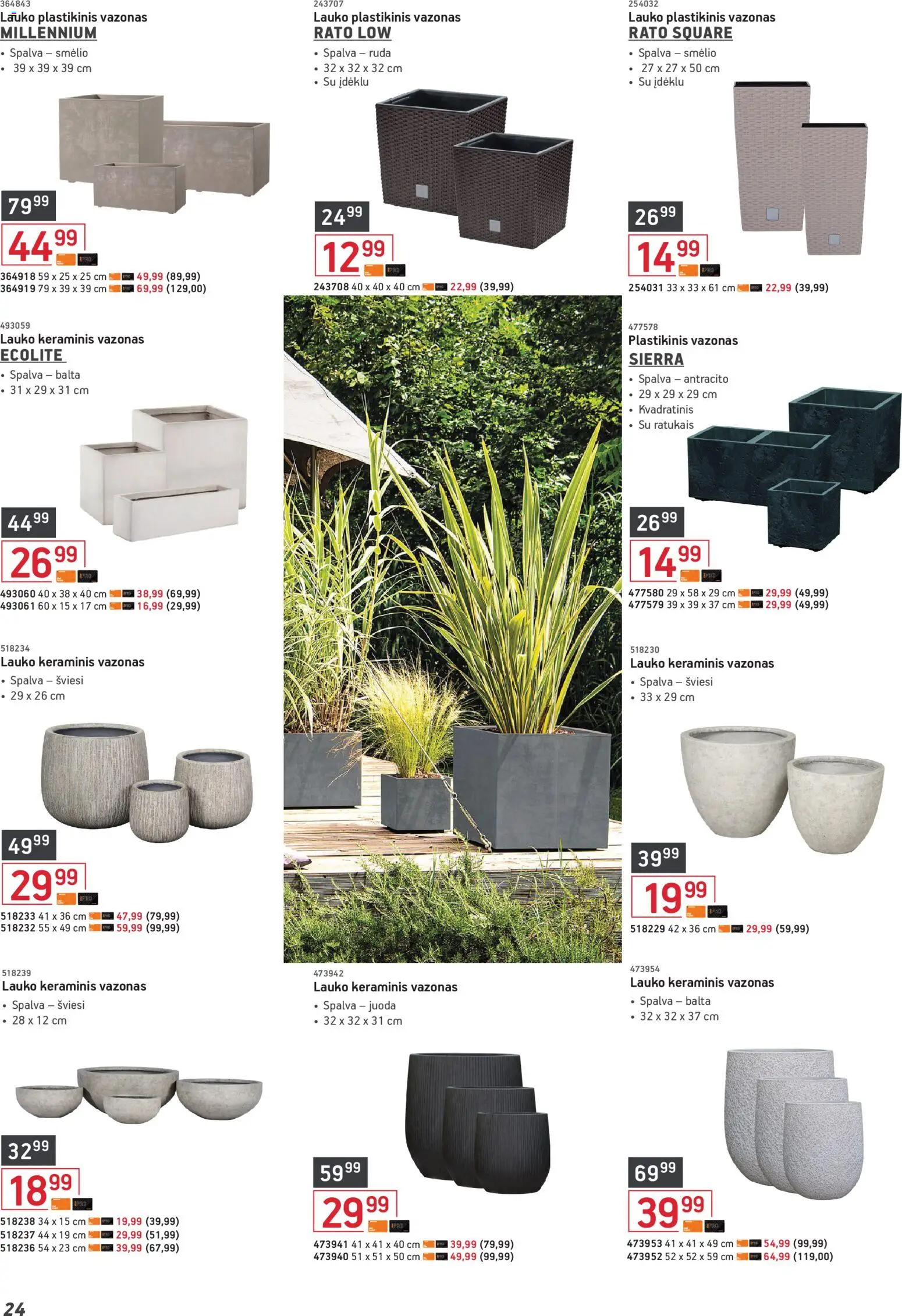 ERMITAŽAS akcijos nuo 04.05.2026 | Puslapis: 24 | Prekių: Vazonas