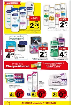 Vista previa Masymas folleto válido desde el 27.03.2026 | Página: 17 | Productos: Compresas con alas, Enjuague bucal, Crema facial, Baño
