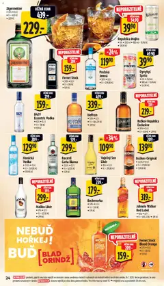 Albert leták - Supermarket od 30.07.2025 | Strana: 31 | Produkty: Božkov Republica, Vodka, Likér, Mojito