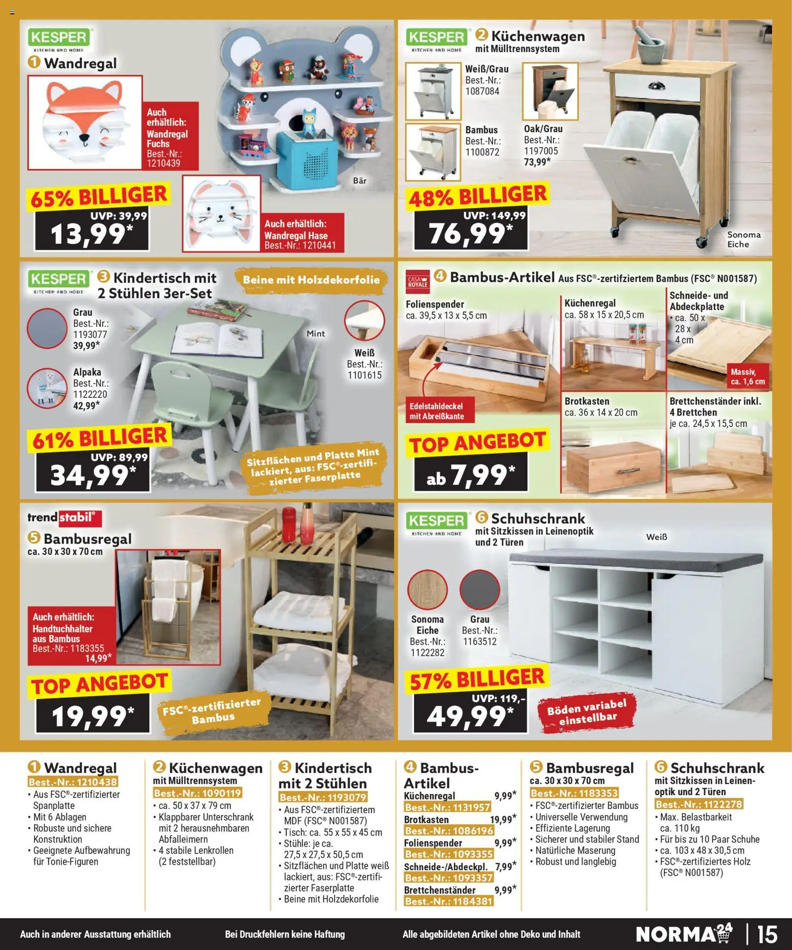 Norma Bestellmagazin Dezember 2025 – gültig ab 01.12.2025 | Seite: 15