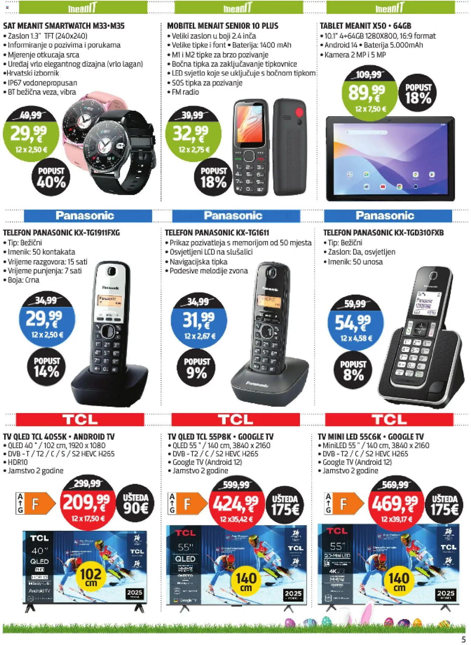 Centar Tehnike katalog | vrijedi od 30.03.2026 | Stranica: 5 | Proizvodi: Smartwatch, Tablet, Tv, Radio