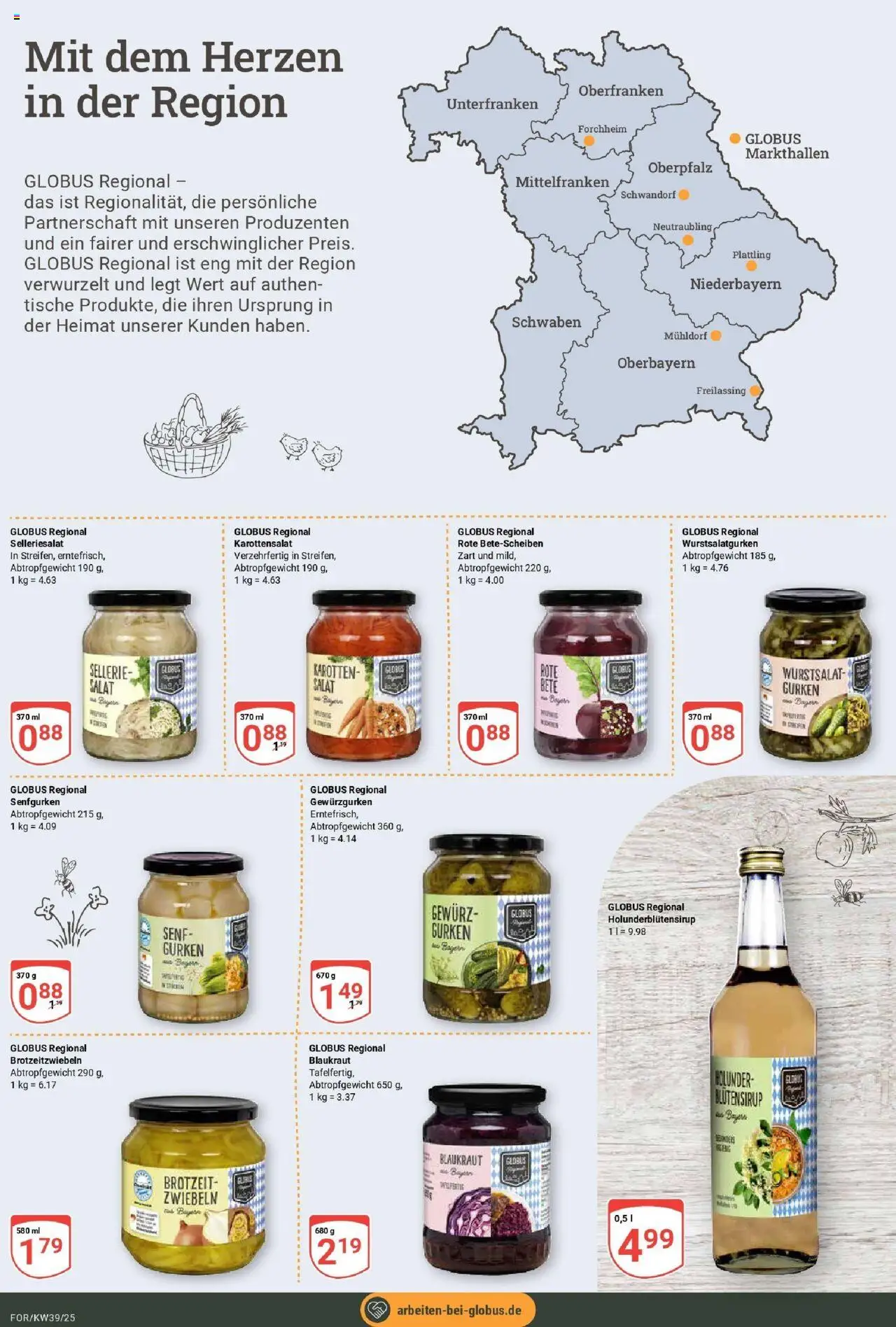 Globus prospekt Forchheim	 – gültig ab 21.09.2025 | Seite: 21 | Produkte: Zwiebeln, Gurken, Salat