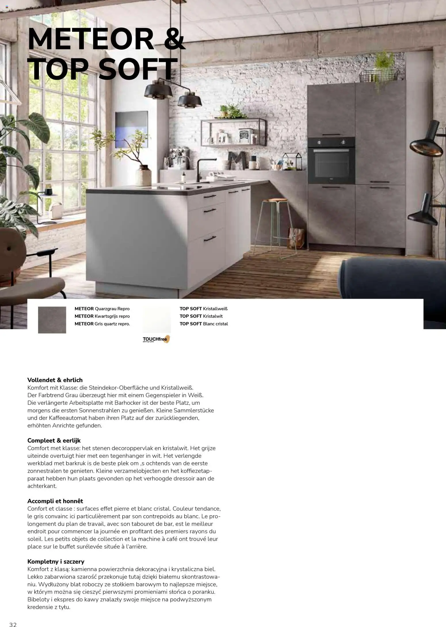 Ostermann Impressa Küchenprospekt 2026 – gültig ab 01.01.2026 | Seite: 34 | Produkte: Top, Barhocker, Anrichte