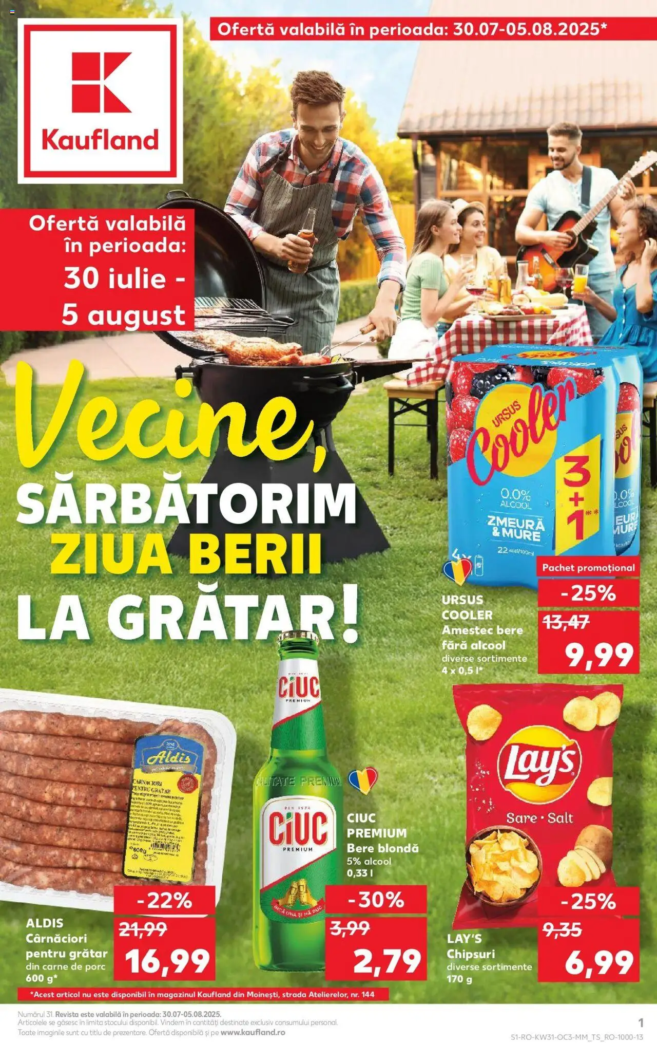 Catalog Kaufland - Domnesti – valabil de la 30.07.2025 | Pagină: 1 | Produse: Zmeură, Grătar, Carne De Porc, Sare