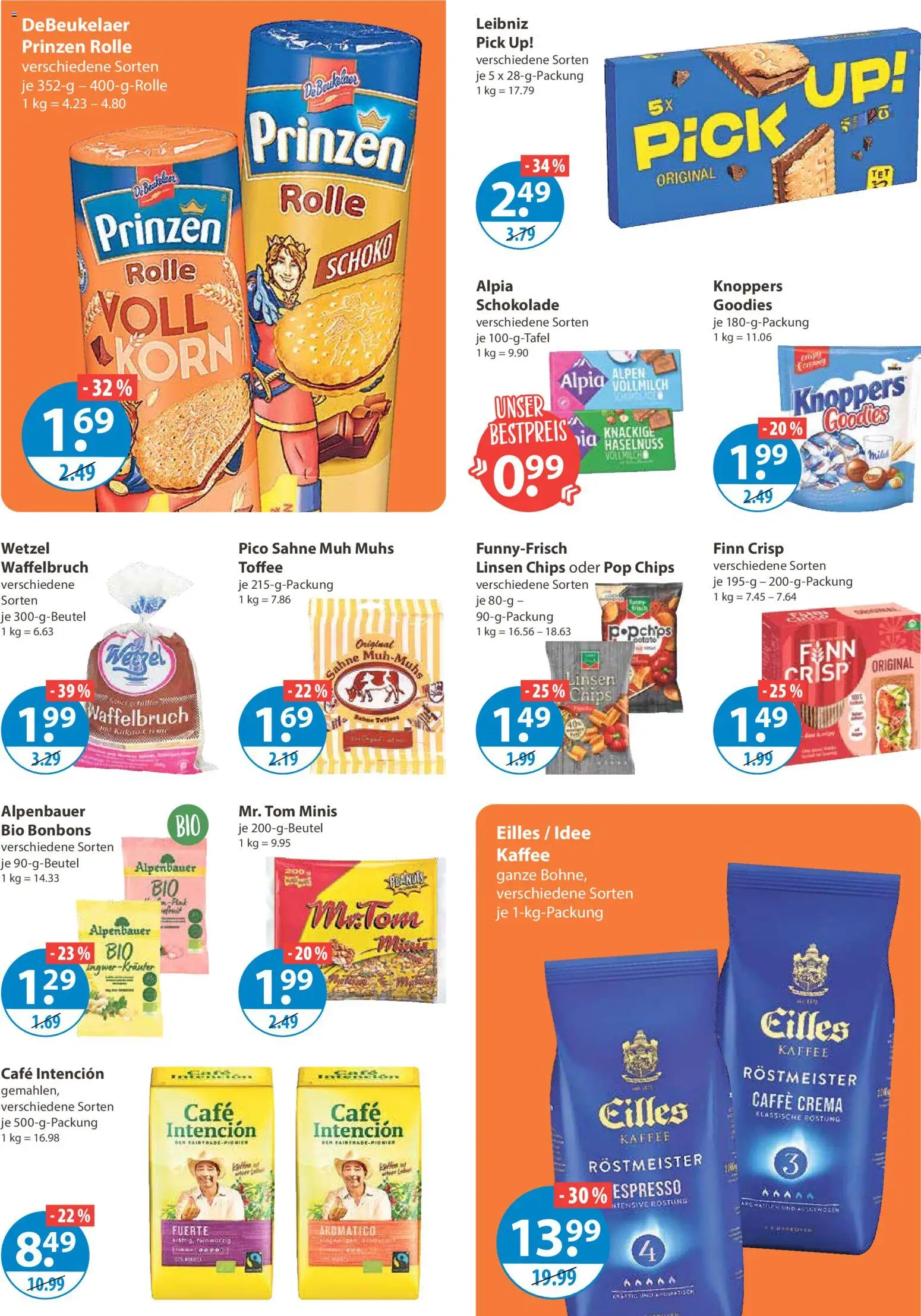 V-Markt - Hallertau / Oberpfalz – gültig ab 29.12.2025 | Seite: 9 | Produkte: Schokolade, Eilles kaffee, Knoppers, Chips