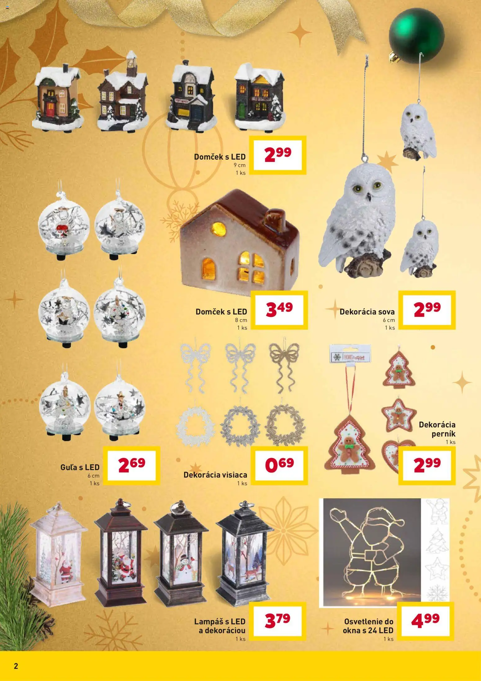 Nové Billa akcie – leták je platný od 12.12.2025 | Strana: 2 | Produkty: Led osvetlenie, Osvetlenie, Led