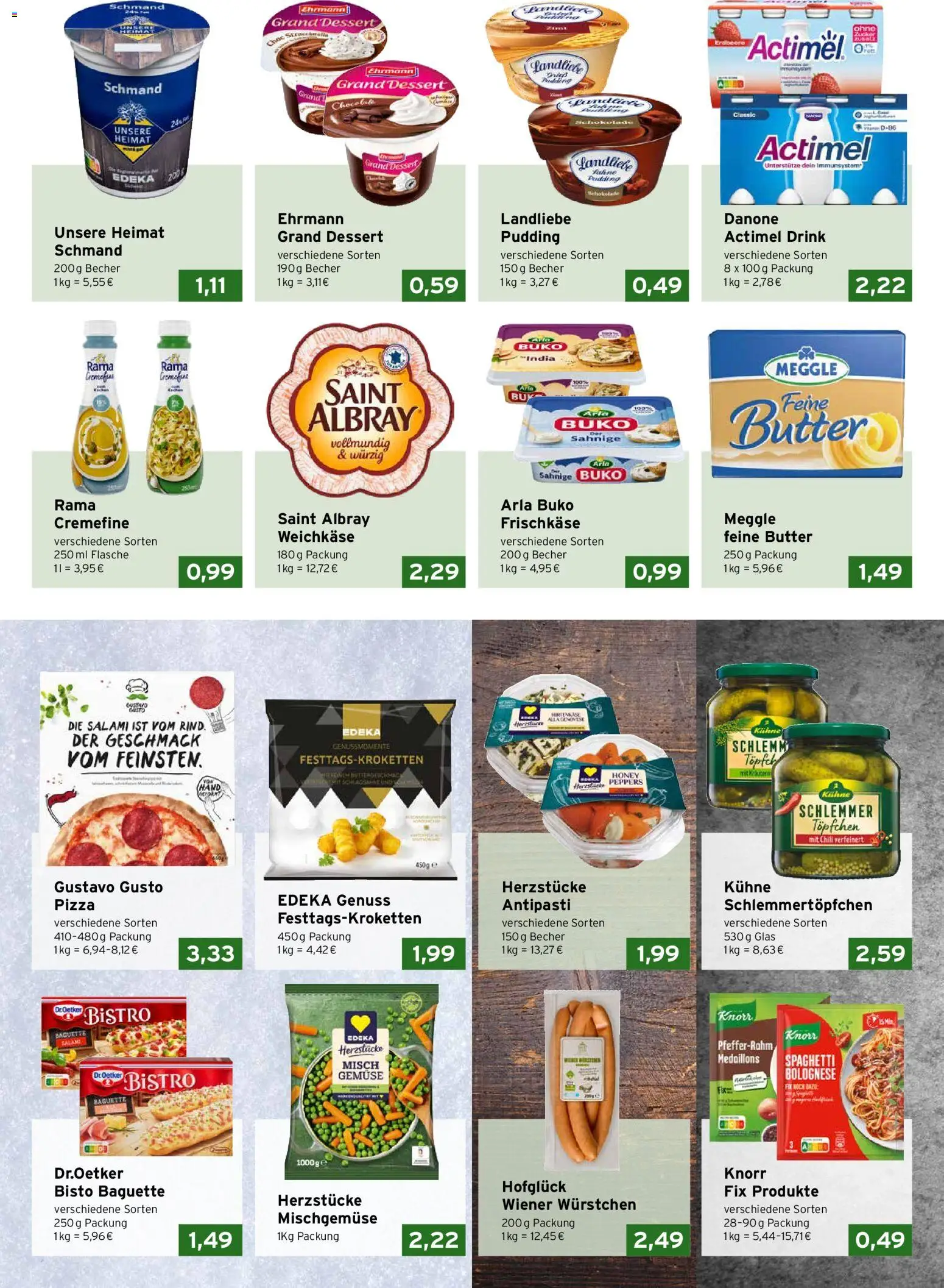 CAP Markt Prospekt – gültig ab 22.12.2025 | Seite: 2 | Produkte: Gustavo gusto, Rama, Butter, Pizza