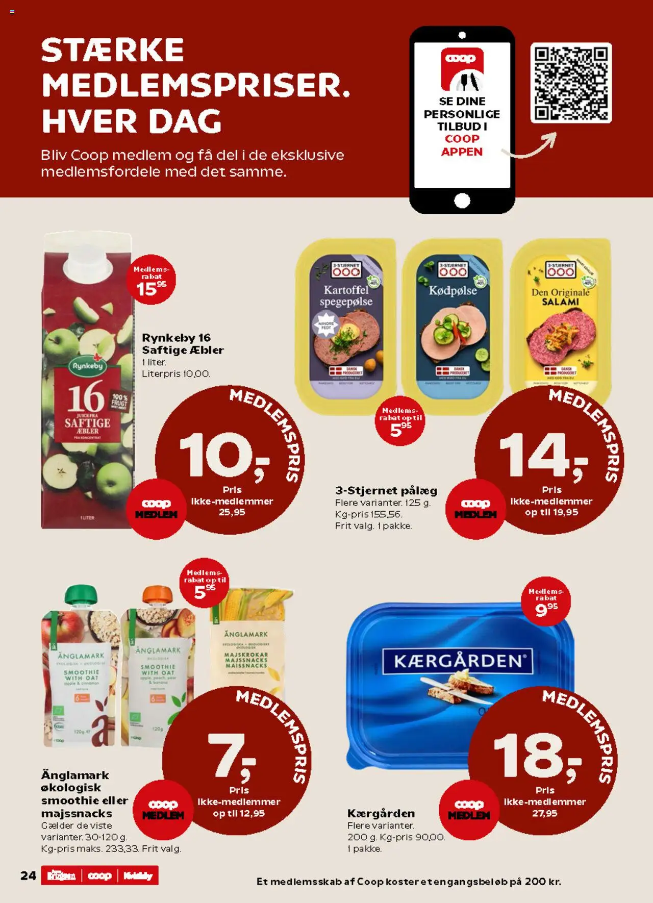 Kvickly Tilbudsavis gyldig fra 04.07.2025 | Side: 28 | Produkter: Æbler, Pålæg, Spegepølse, Smoothie
