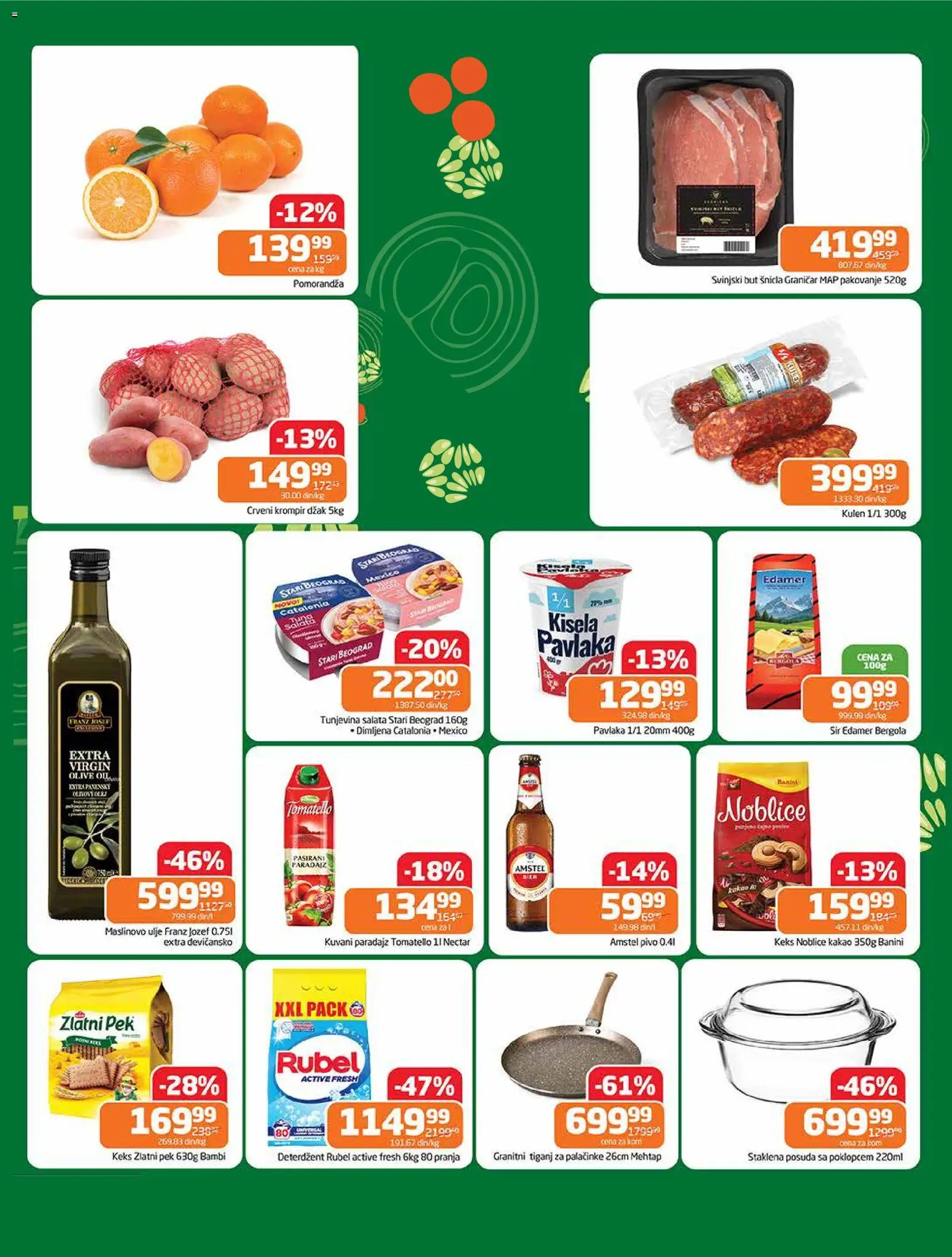 Gomex katalog - važi od 18.02.2026 | Strana: 2 | Proizvode: Keks, Krompir, Pomorandza, Paradajz