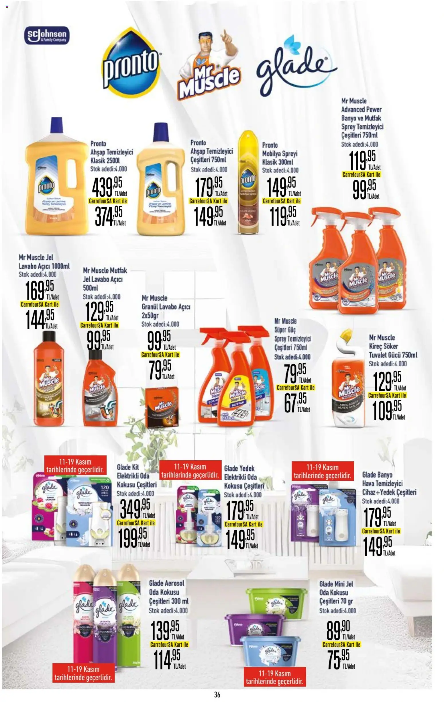 CarrefourSA Katalog - 06.11.2025 tarihinden itibaren geçerlidir | Sayfa: 36 | Ürünler: Oda kokusu, Tuvalet, Lavabo açıcı, Hava temizleyici