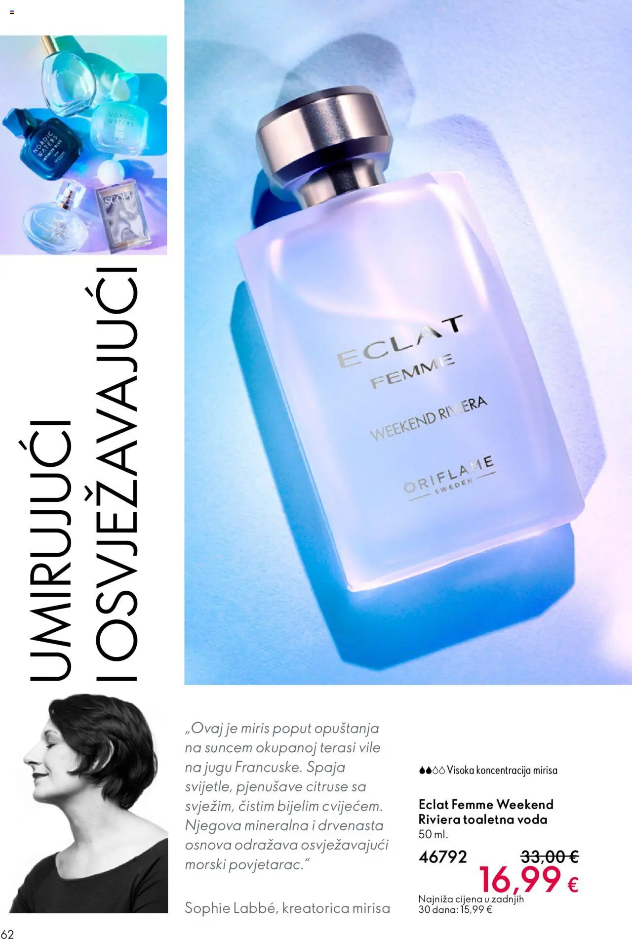Oriflame katalog | vrijedi od 08.10.2025 | Stranica: 62 | Proizvodi: Miris, Voda