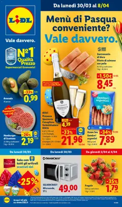 Anteprima del volantino Lidl volantino valido a partire dal 30.03.2026