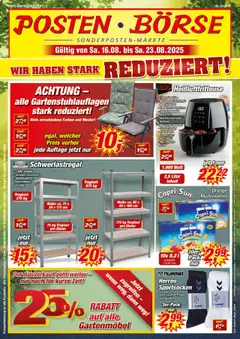 Posten Börse Prospekt 	 gültig ab dem 16.08.2025