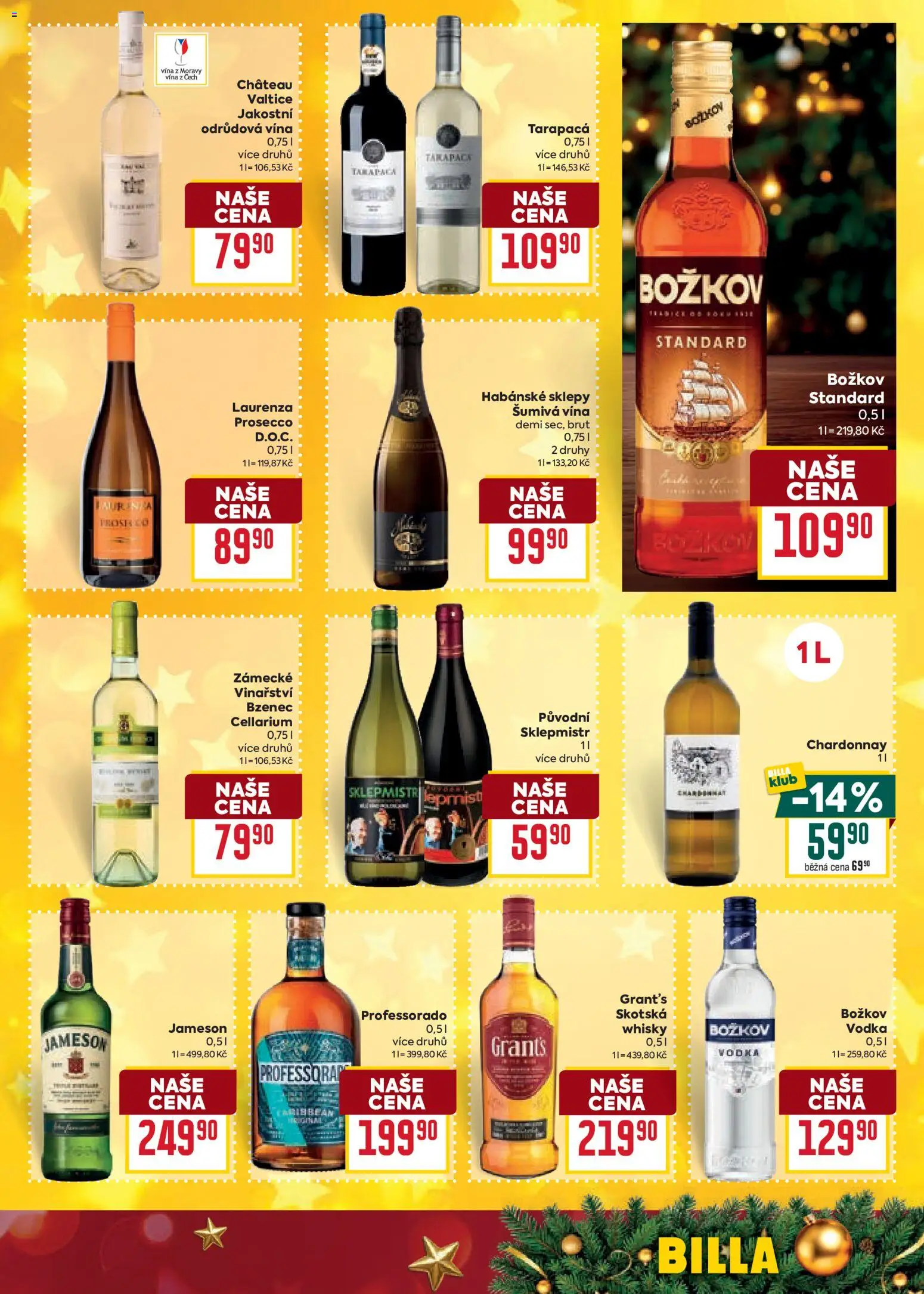 Billa Velký leták od 10.12.2025 | Strana: 31 | Produkty: Tarapaca, Sklepmistr, Habánské sklepy, Božkov