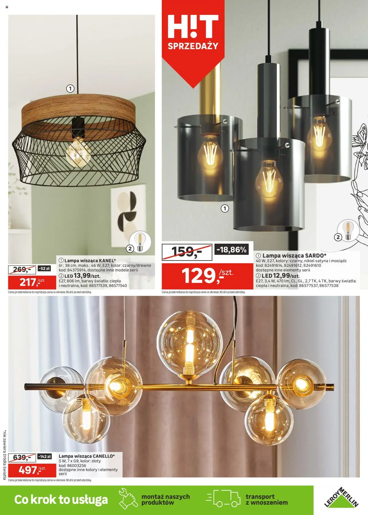 Leroy Merlin Gazetka od 06.08.2025 | Strona: 11 | Produkty: Lampa