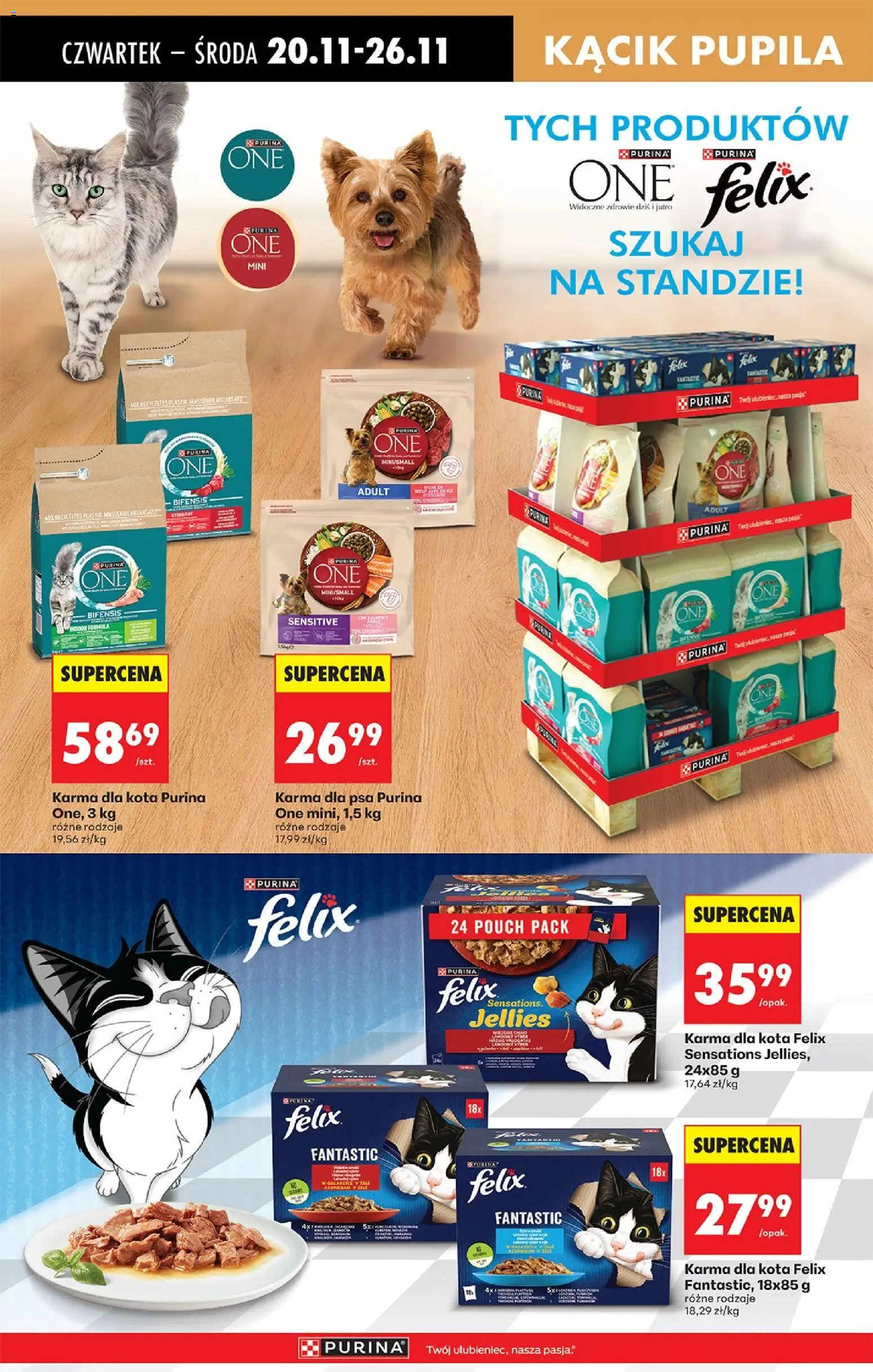 Biedronka gazetka - Oferta w tym tygodniu od 20.11.2025 | Strona: 80 | Produkty: Karma dla kota, Karma dla psa