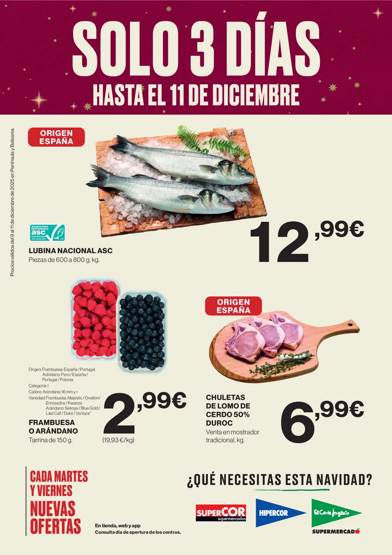 Supercor Península y Baleares │ válido desde el 09.12.2025 | Página: 1 | Productos: Cerdo