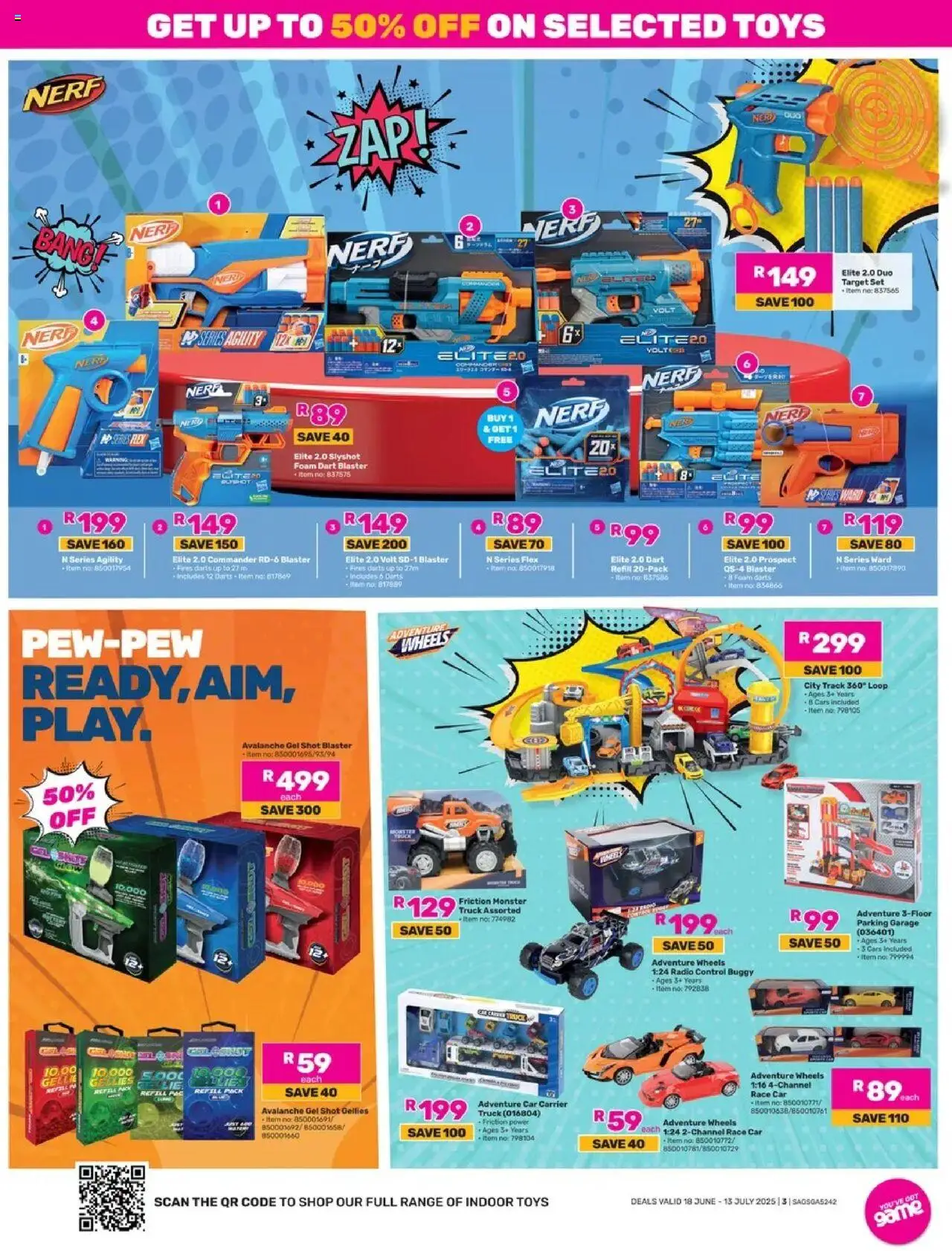 Game - Toys & Treats │ valid from 18.06.2025 | Page: 3 | Products: Radio, Toys, Foam