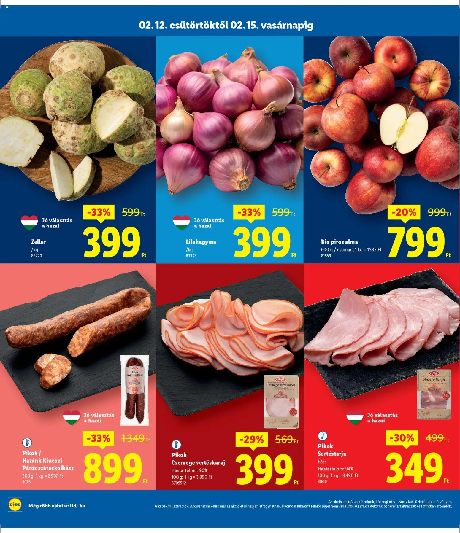Lidl akciós ujság - amely érvényes a következő dátumtól: 12.02.2026 | Oldal: 2