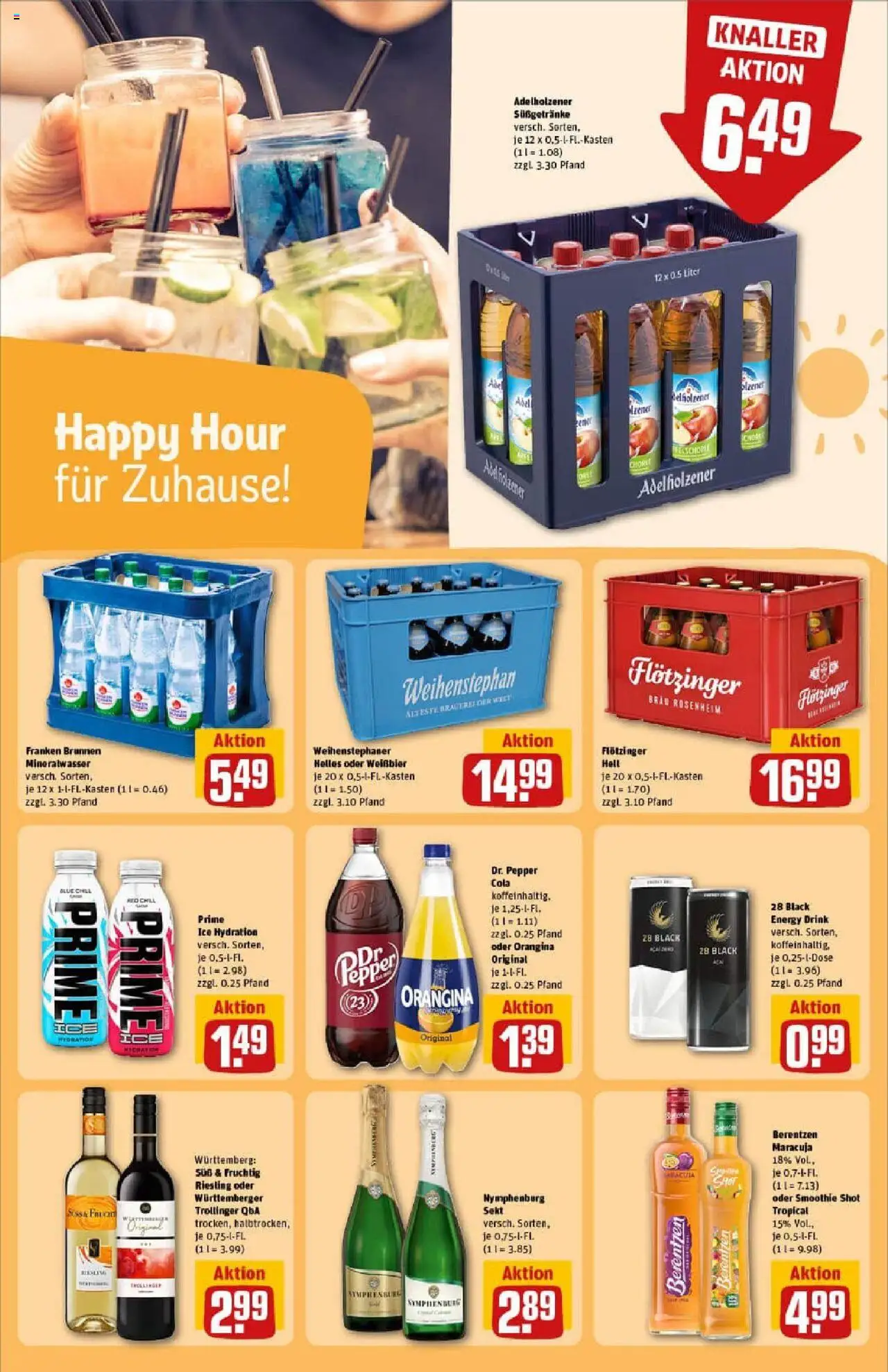 Rewe prospekt Dachau	 - gültig ab dem 29.06.2025 | Seite: 24 | Produkte: Cola, Energy, Adelholzener, Mineralwasser