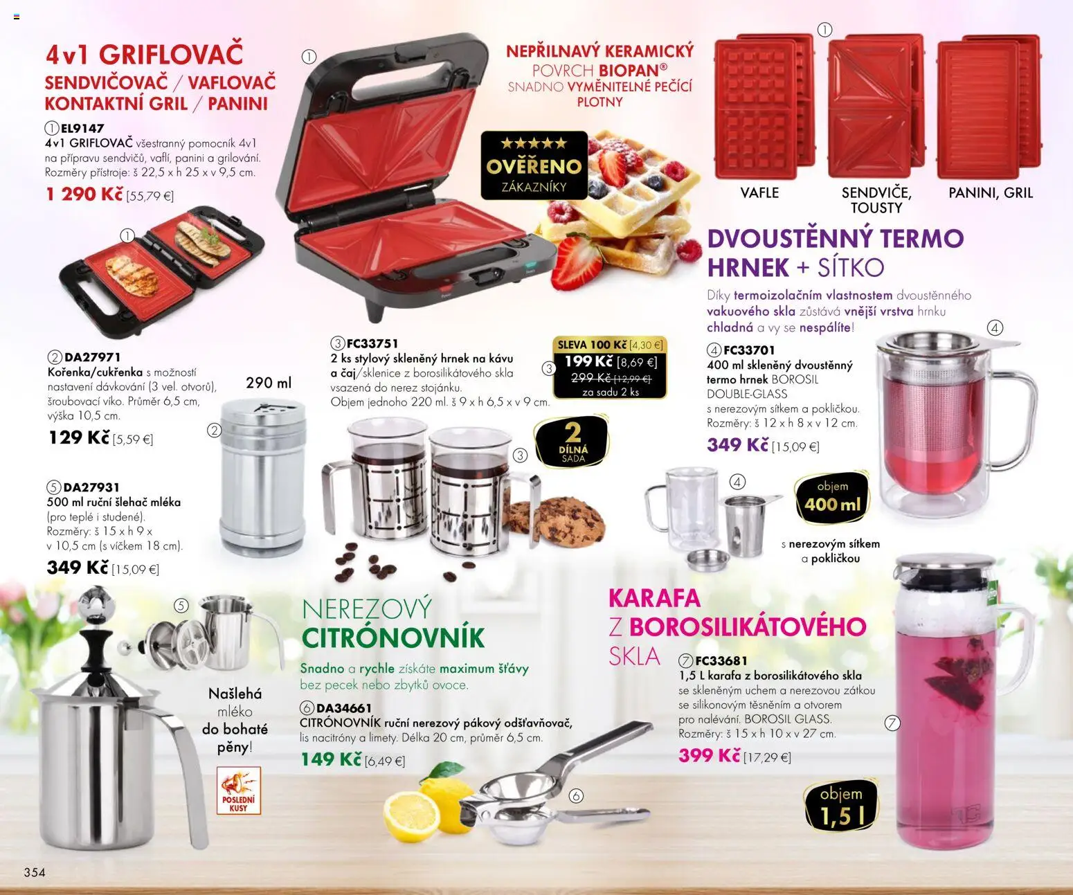 Nové Dedra akcie – leták je platný od 01.03.2026 | Strana: 54 | Produkty: Gril, Lis, Sendvičovač