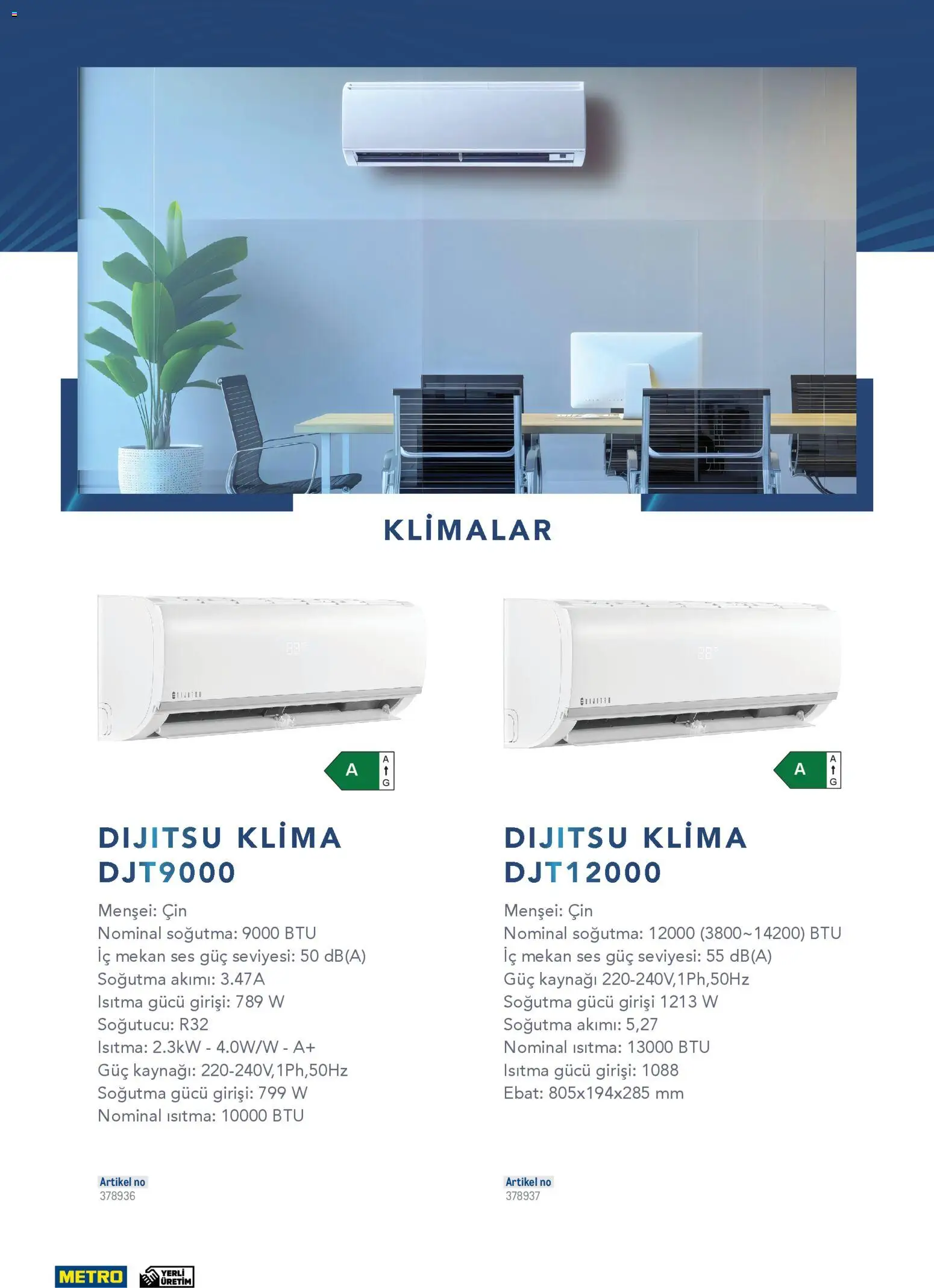 Metro - Profesyonel Çözümler - 26.12.2025 tarihinden itibaren geçerlidir | Sayfa: 111 | Ürünler: Cin, Ses, Klima