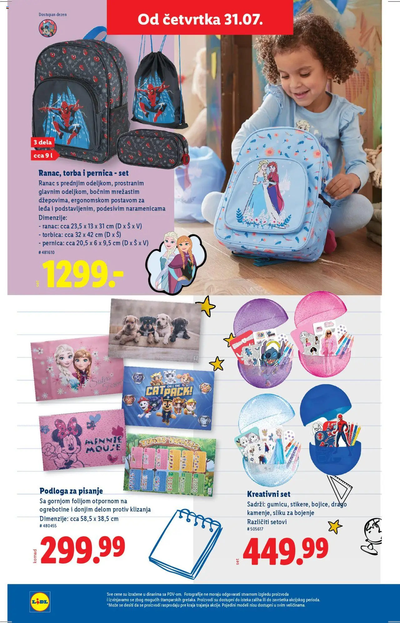 Lidl katalog - važi od 31.07.2025 | Strana: 10 | Proizvode: Ranac, Torba