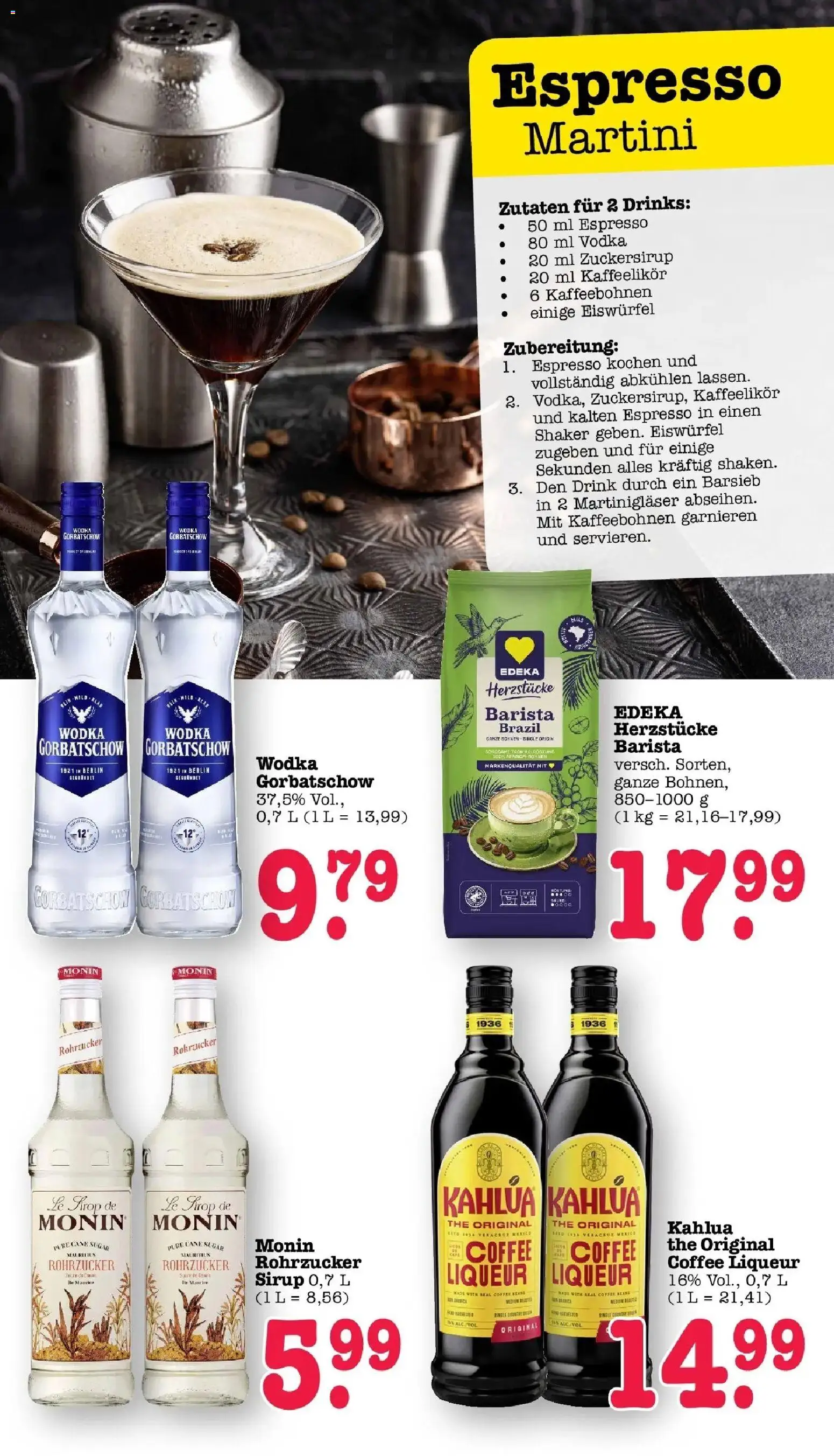 Edeka prospekt Offenbach	 – gültig ab 20.04.2026 | Seite: 44 | Produkte: Martini, Sirup, Wodka gorbatschow, Wodka
