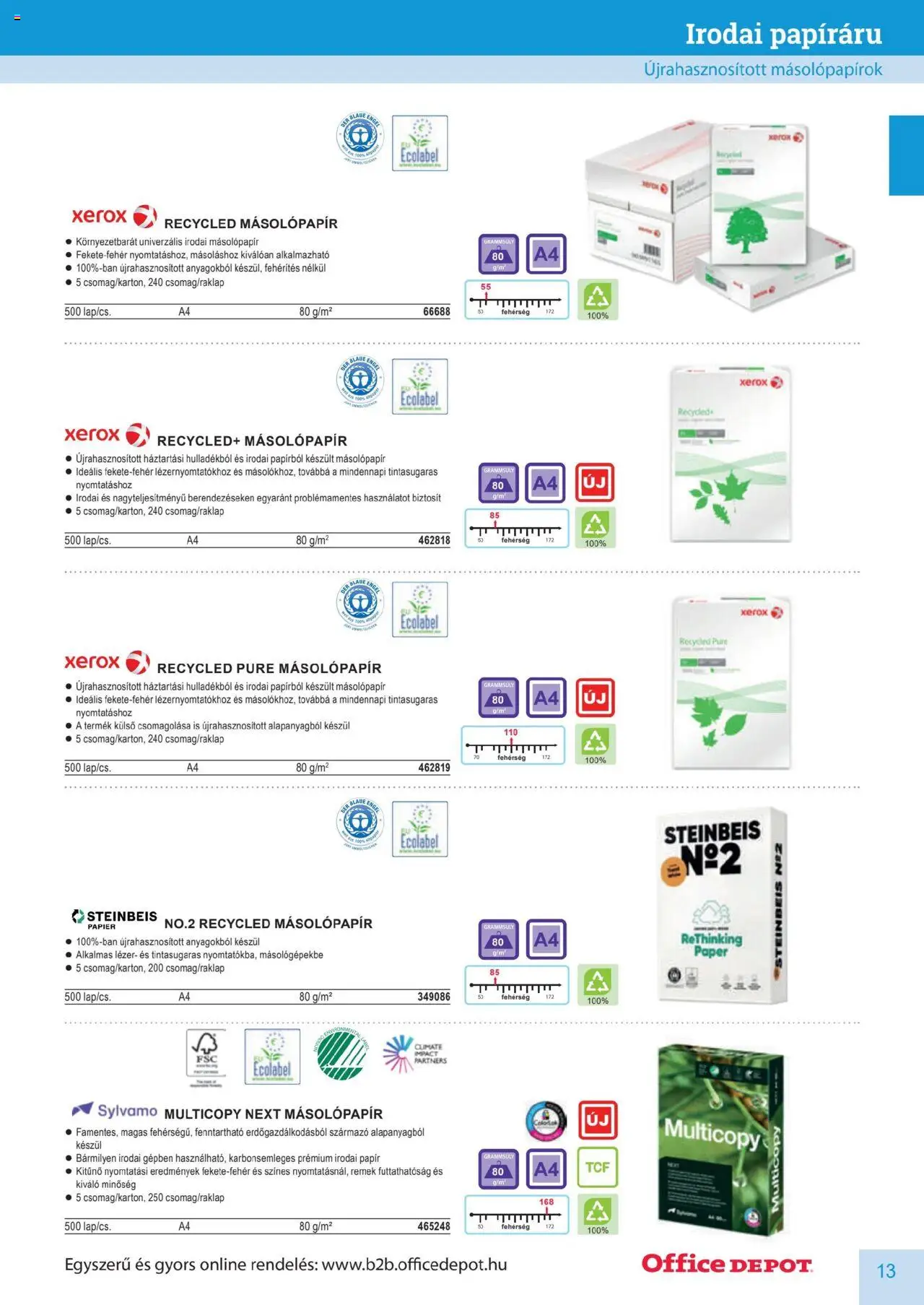 Office Depot akciós ujság - amely érvényes a következő dátumtól: 10.04.2025 | Oldal: 13