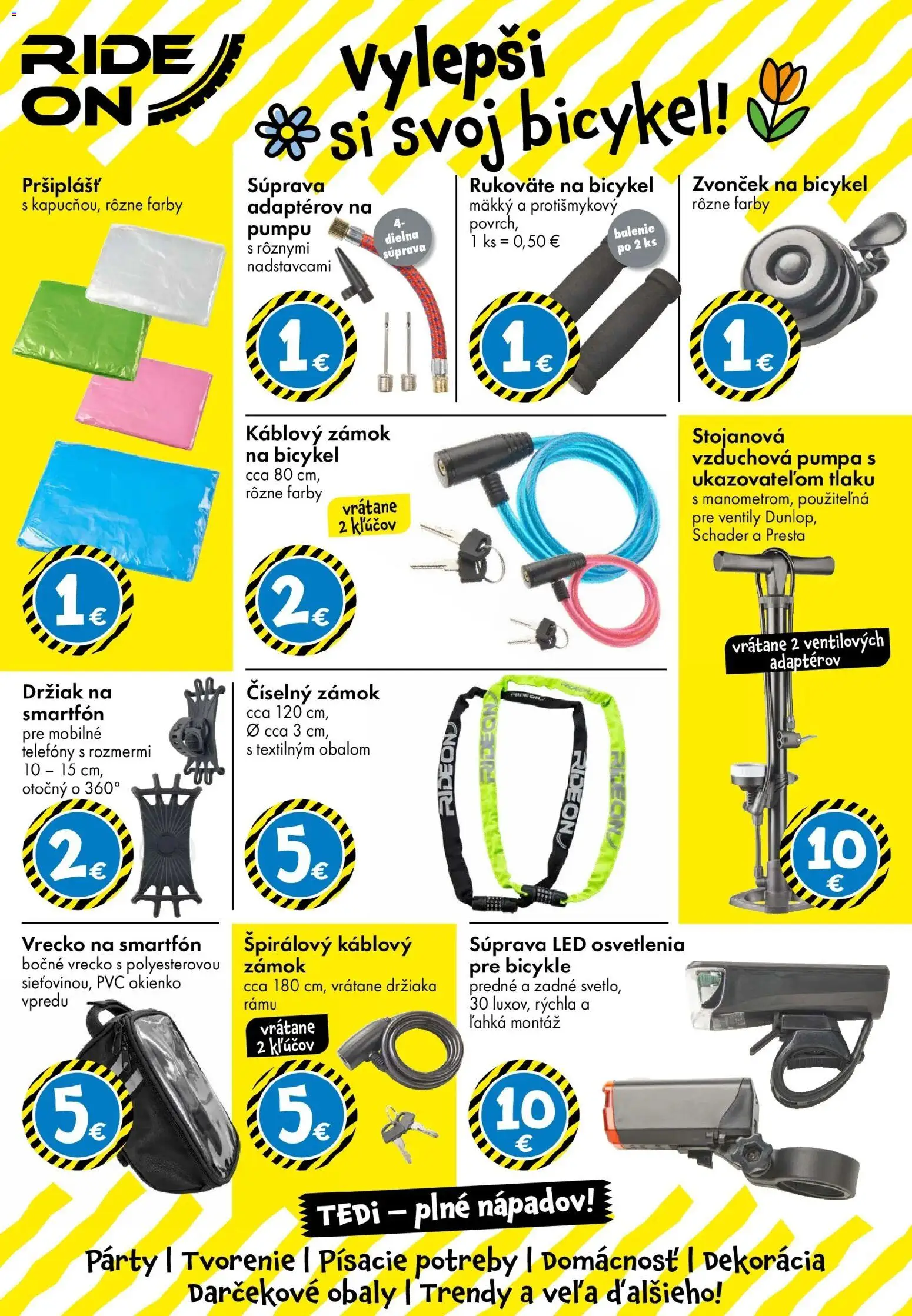 Nové TEDi akcie – leták je platný od 13.03.2026 | Strana: 37 | Produkty: Pumpa, Zvonček