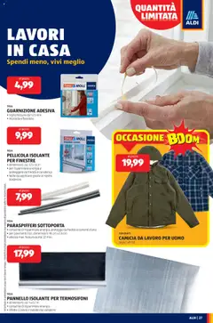 Anteprima del volantino CAMICIA DA LAVORO PER UOMO, taglie: 48-58 valido a partire dal 13.10.2025 | Pagina: 27 | Prodotti: Camicia, Pellicola